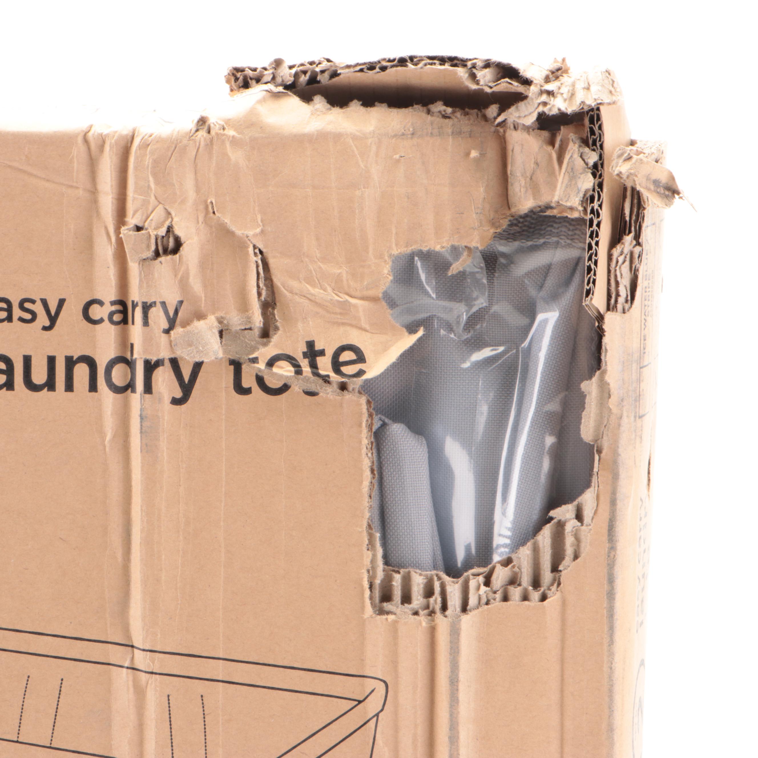 Members Mark 50 Elite Quality Gray Velvet Hangers and Easy Carry Laundry Totes