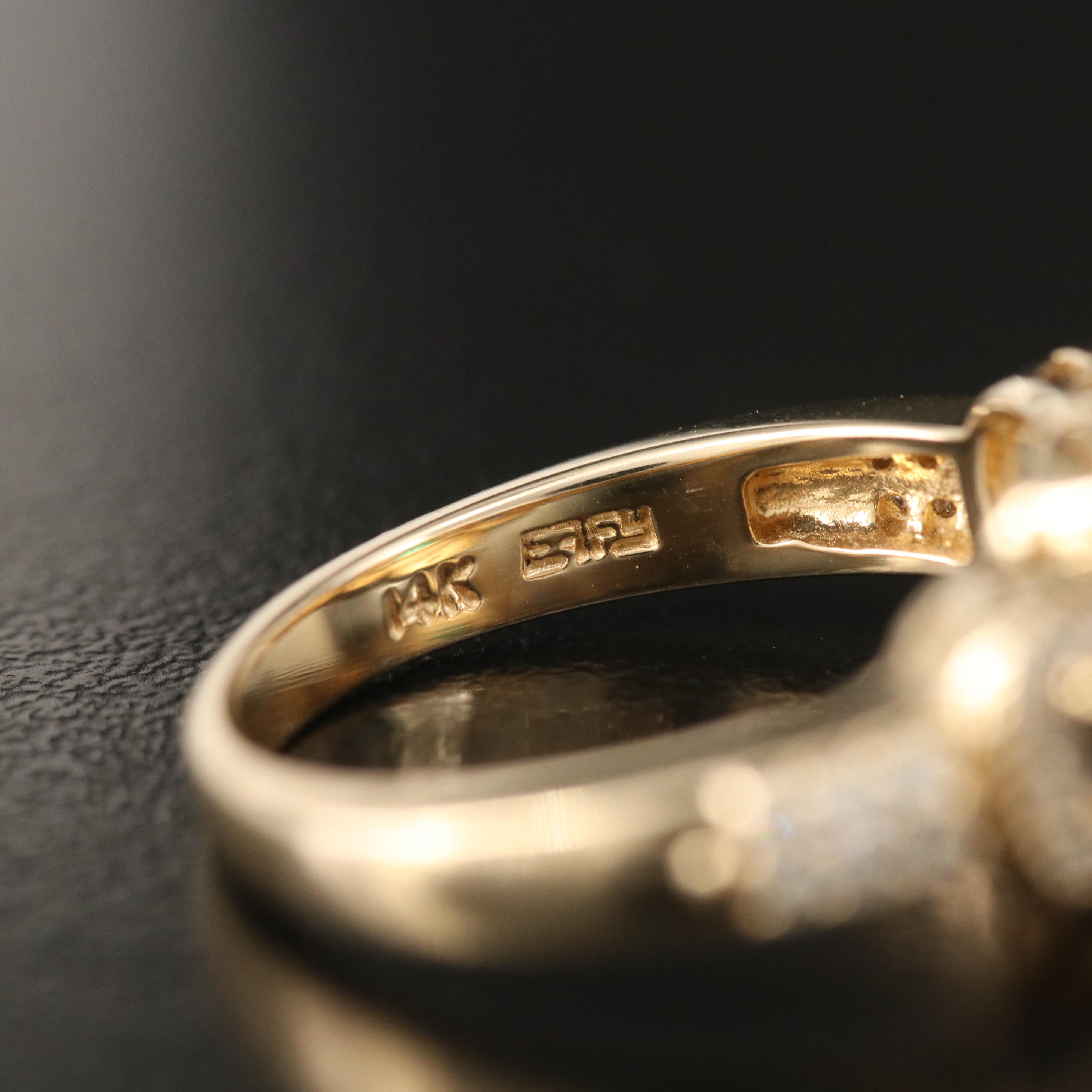 EFFY 14K Emerald, Sapphire and Diamond Ring