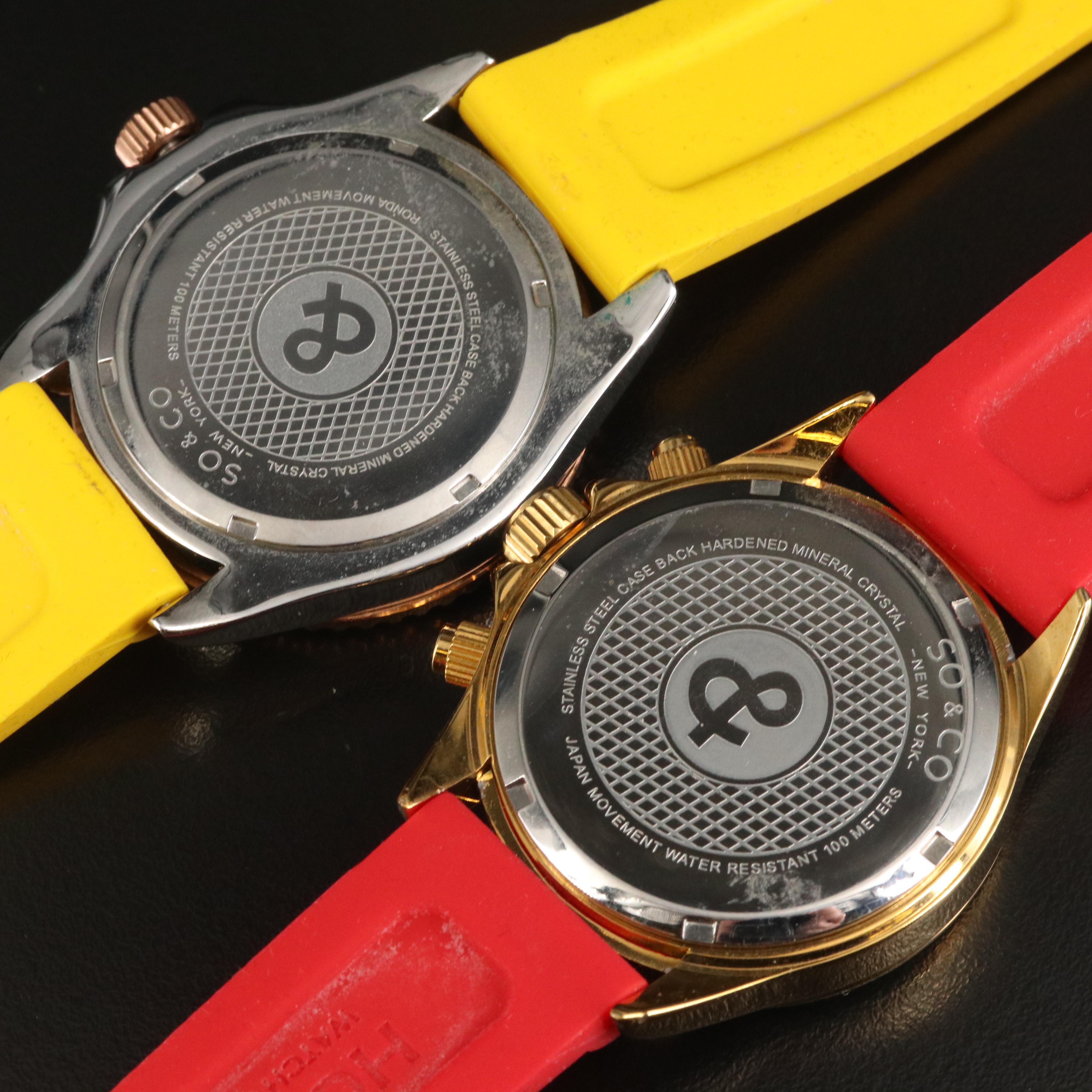 Pair of So & Co. New York Quartz Watches