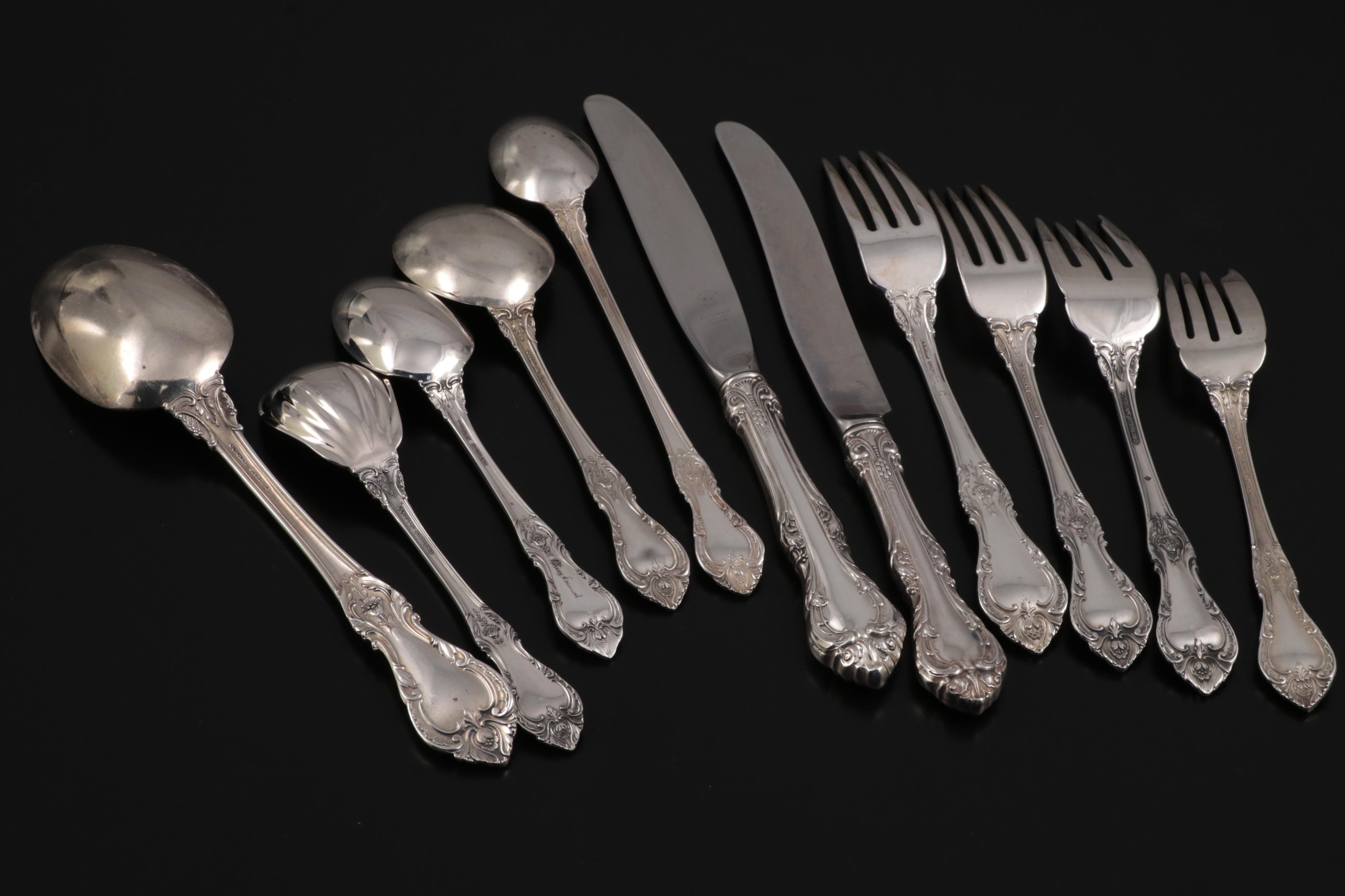 Gorham "King Edward" Sterling Silver Flatware and Serving Utensils