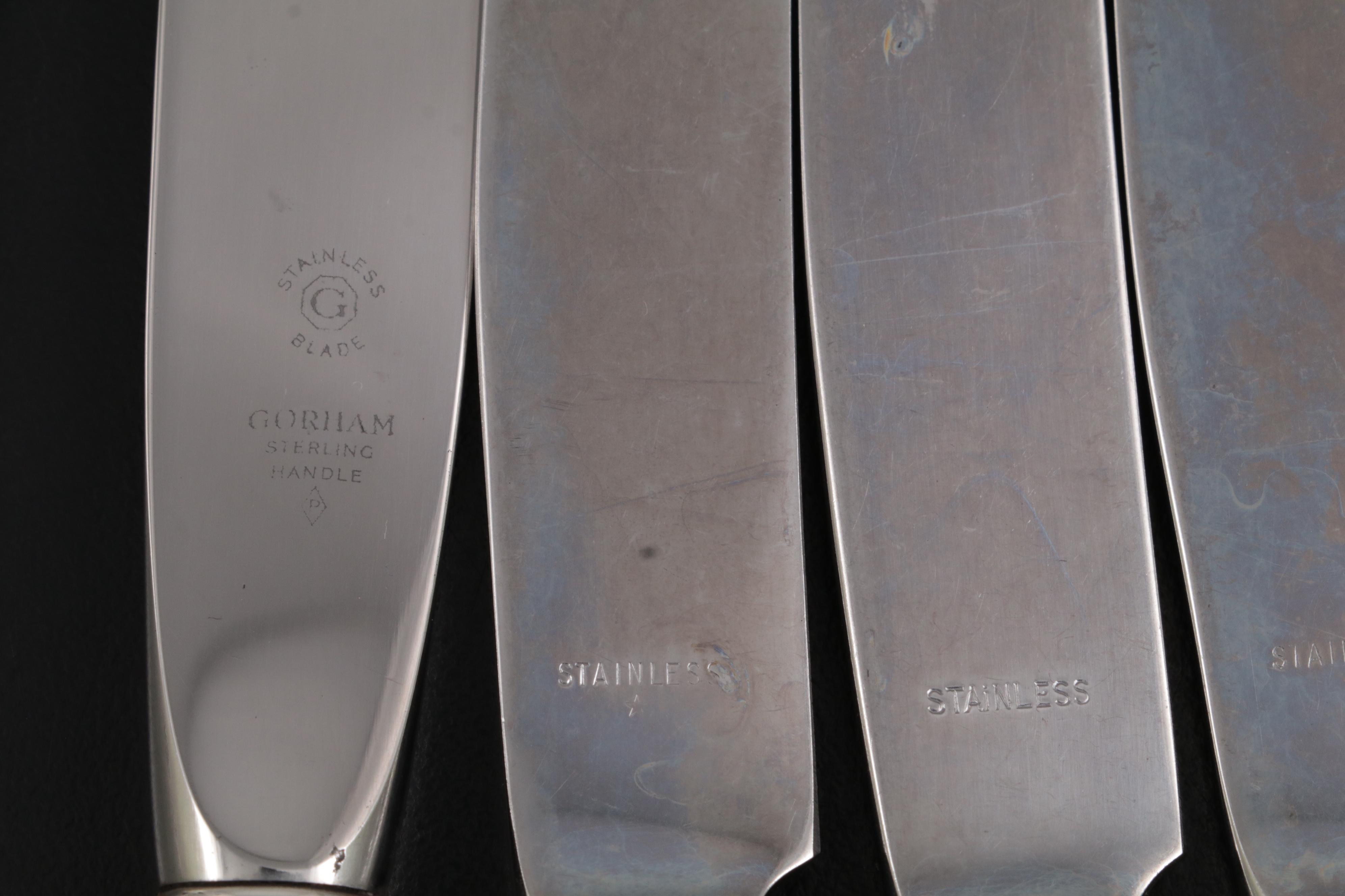 Gorham "King Edward" Sterling Silver Flatware and Serving Utensils