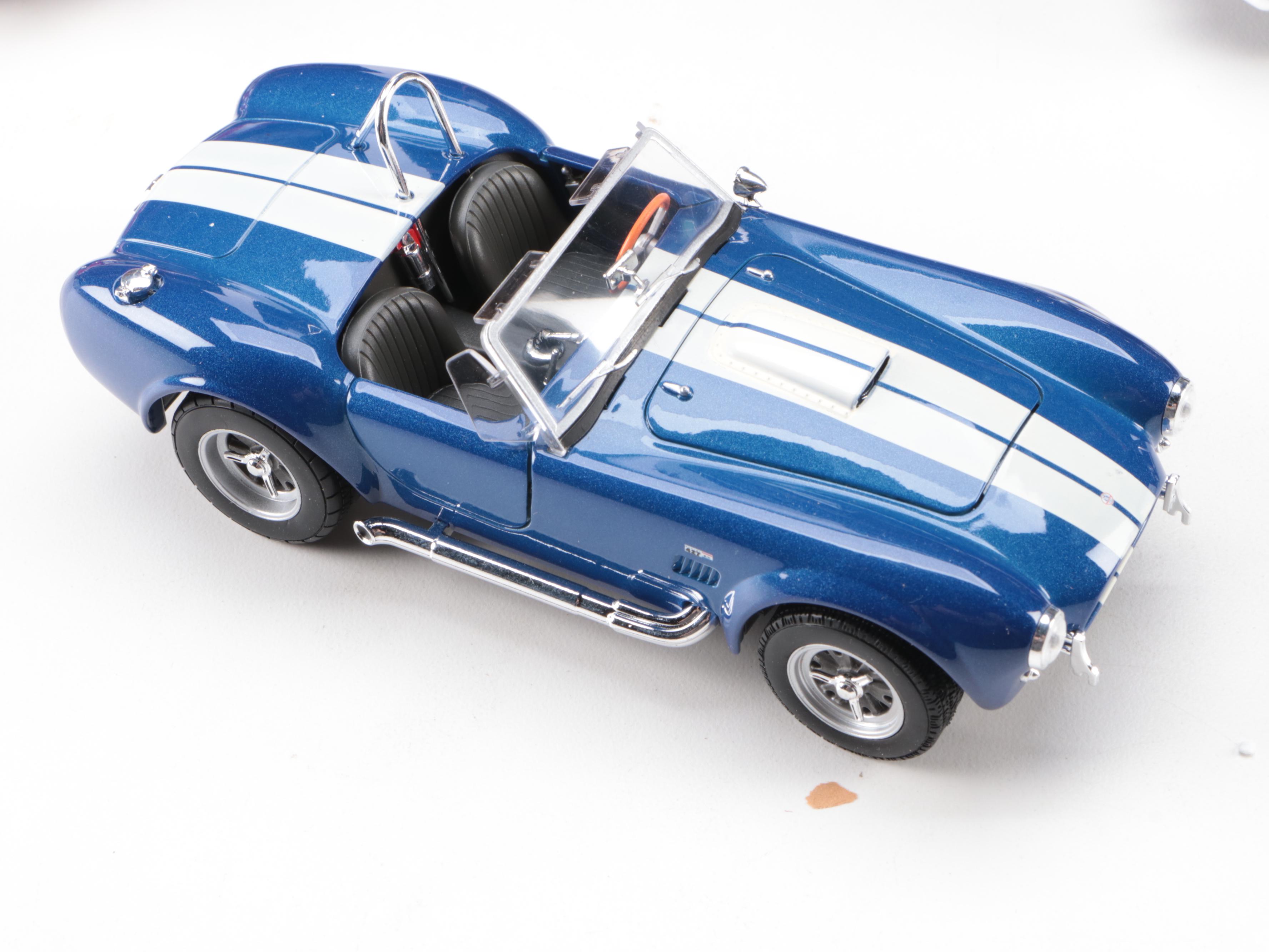 Elvis Motor Classics 1955 Pink Cadillac and Other Diecast Toy Cars