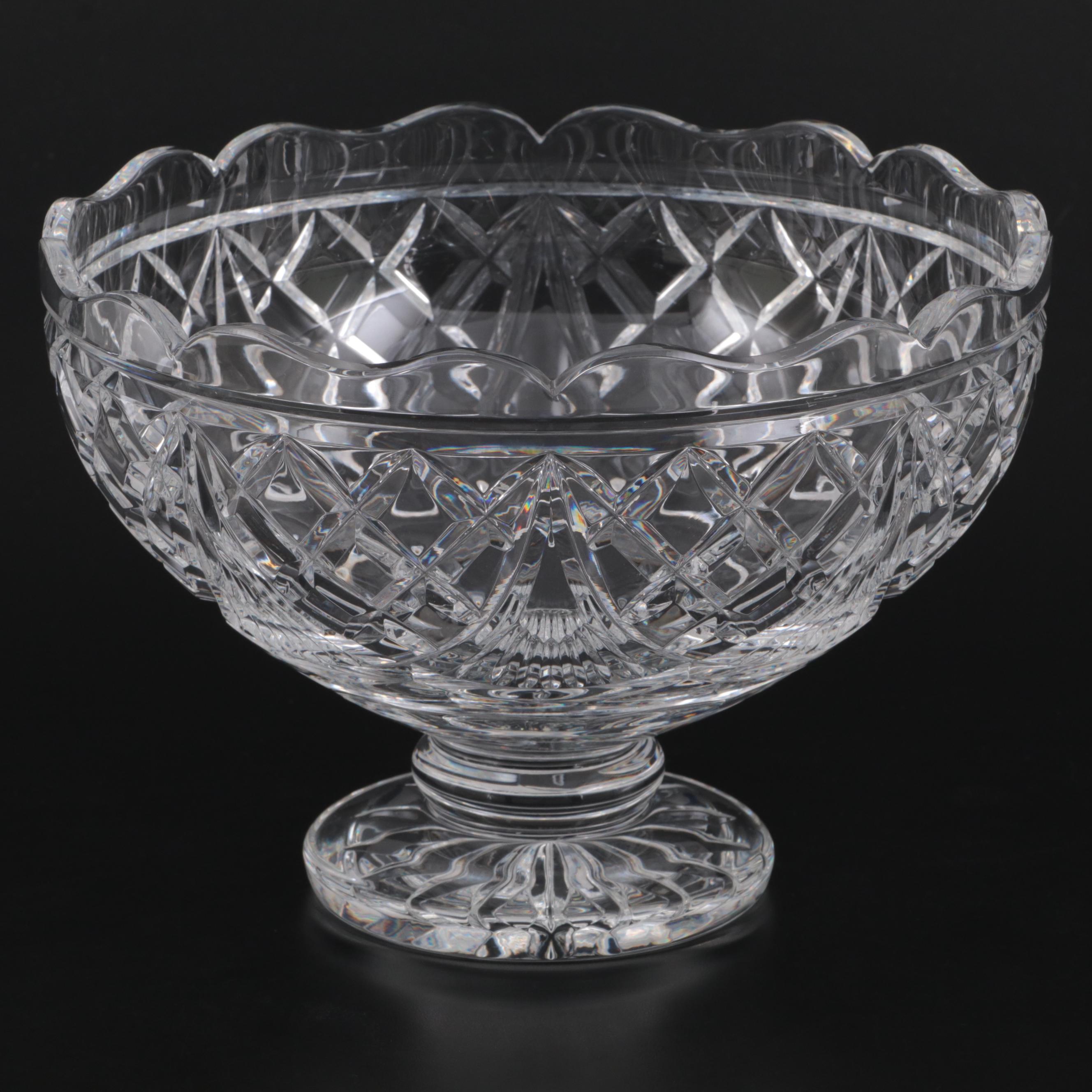 Waterford Crystal "America's Heritage Collection" Footed Centerpiece Bowl