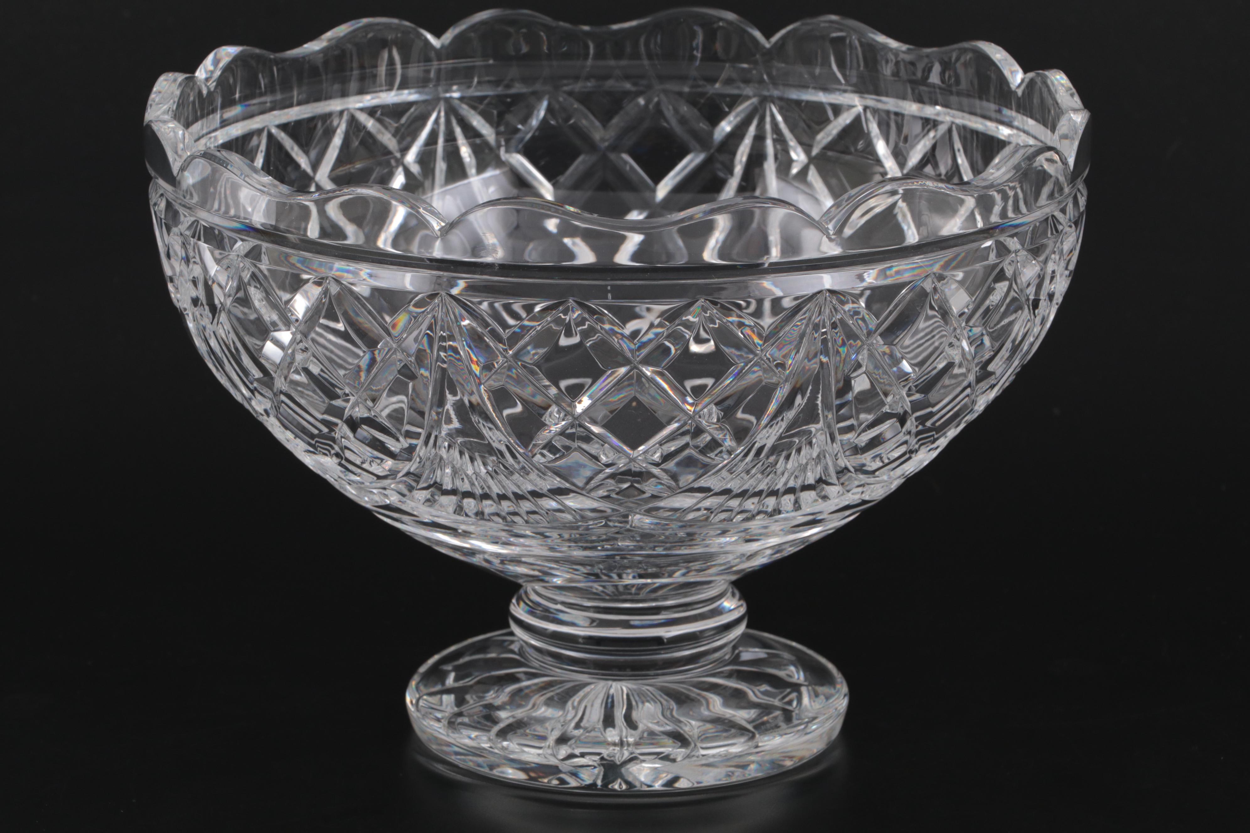 Waterford Crystal "America's Heritage Collection" Footed Centerpiece Bowl