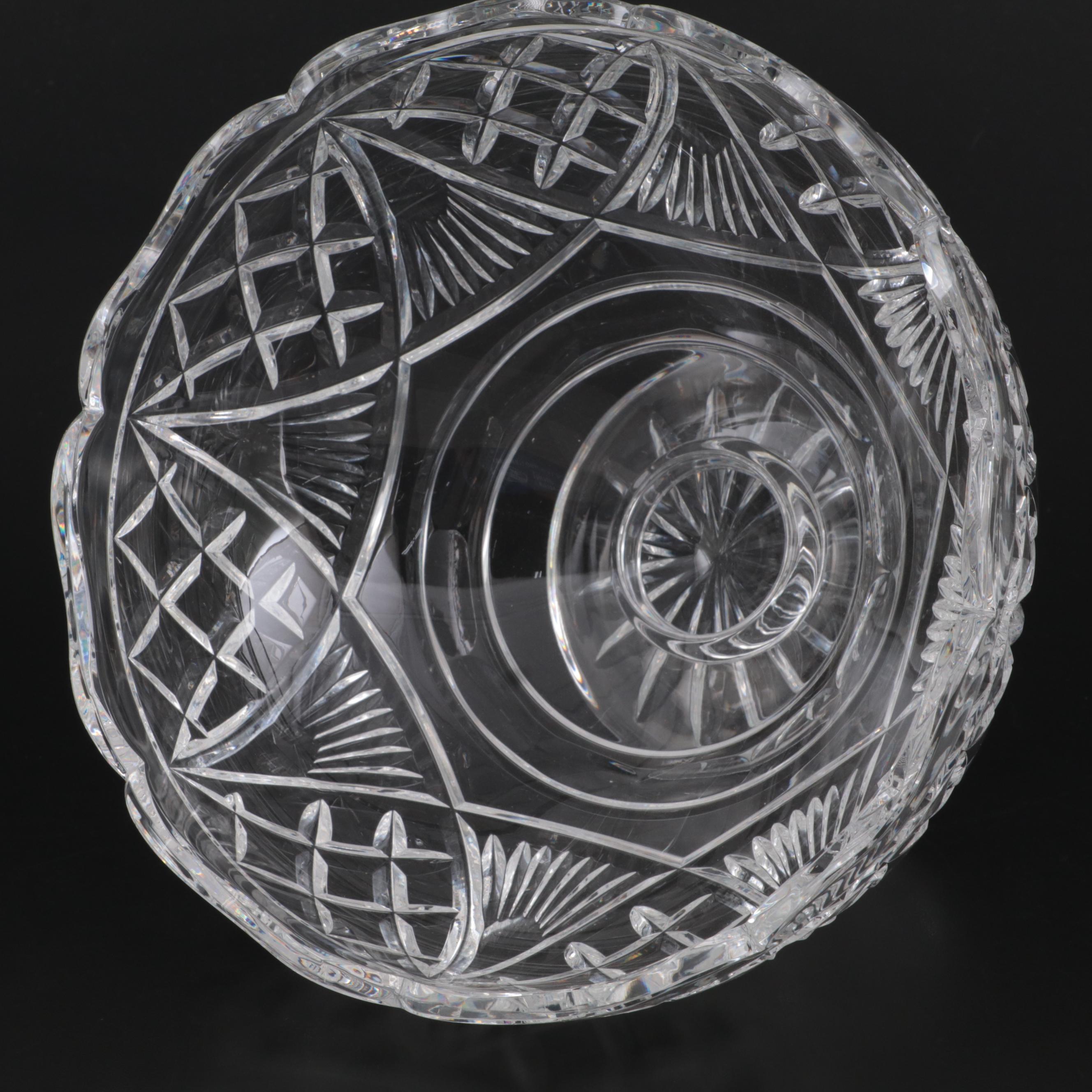 Waterford Crystal "America's Heritage Collection" Footed Centerpiece Bowl