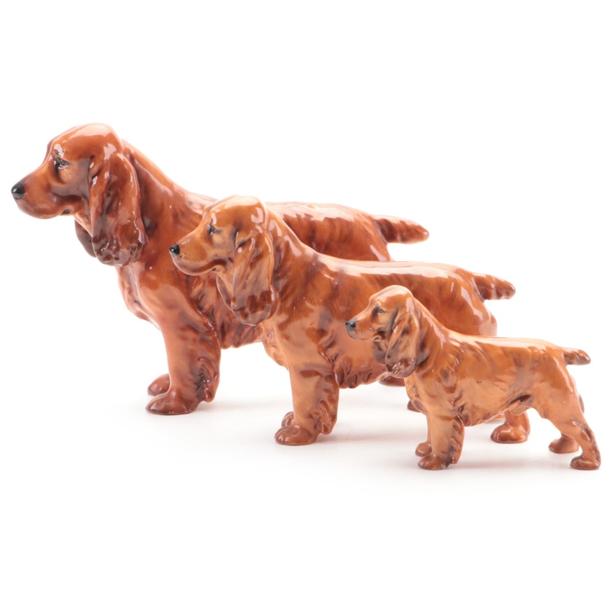 Royal Doulton "Cocker Spaniel" Bone China Figures Designed by Frederick Daws