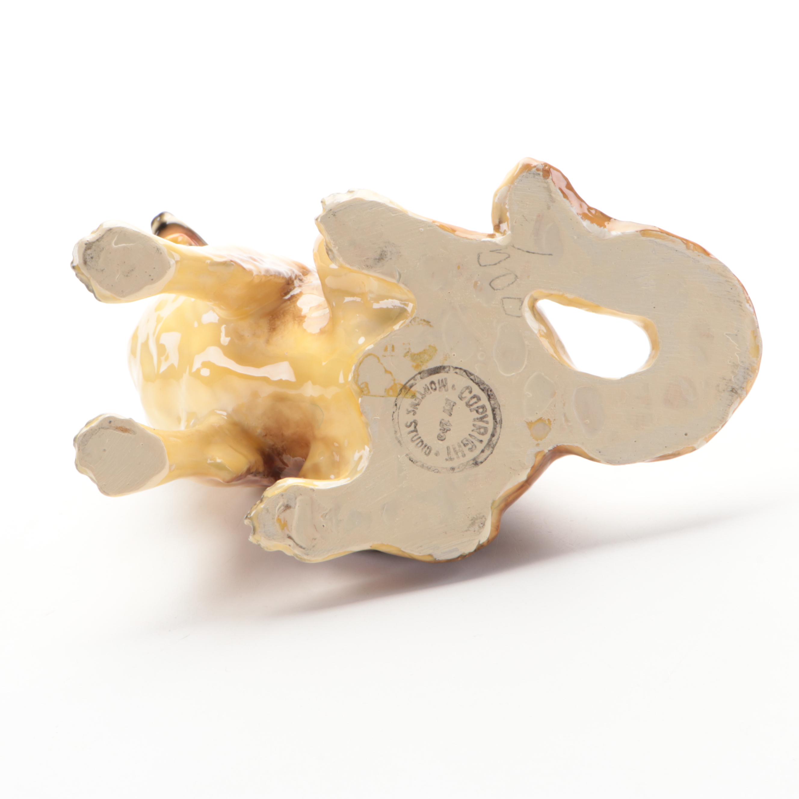 Mortens Studio Ceramic Rough Coat Collie Figurines, Mid-20th Century