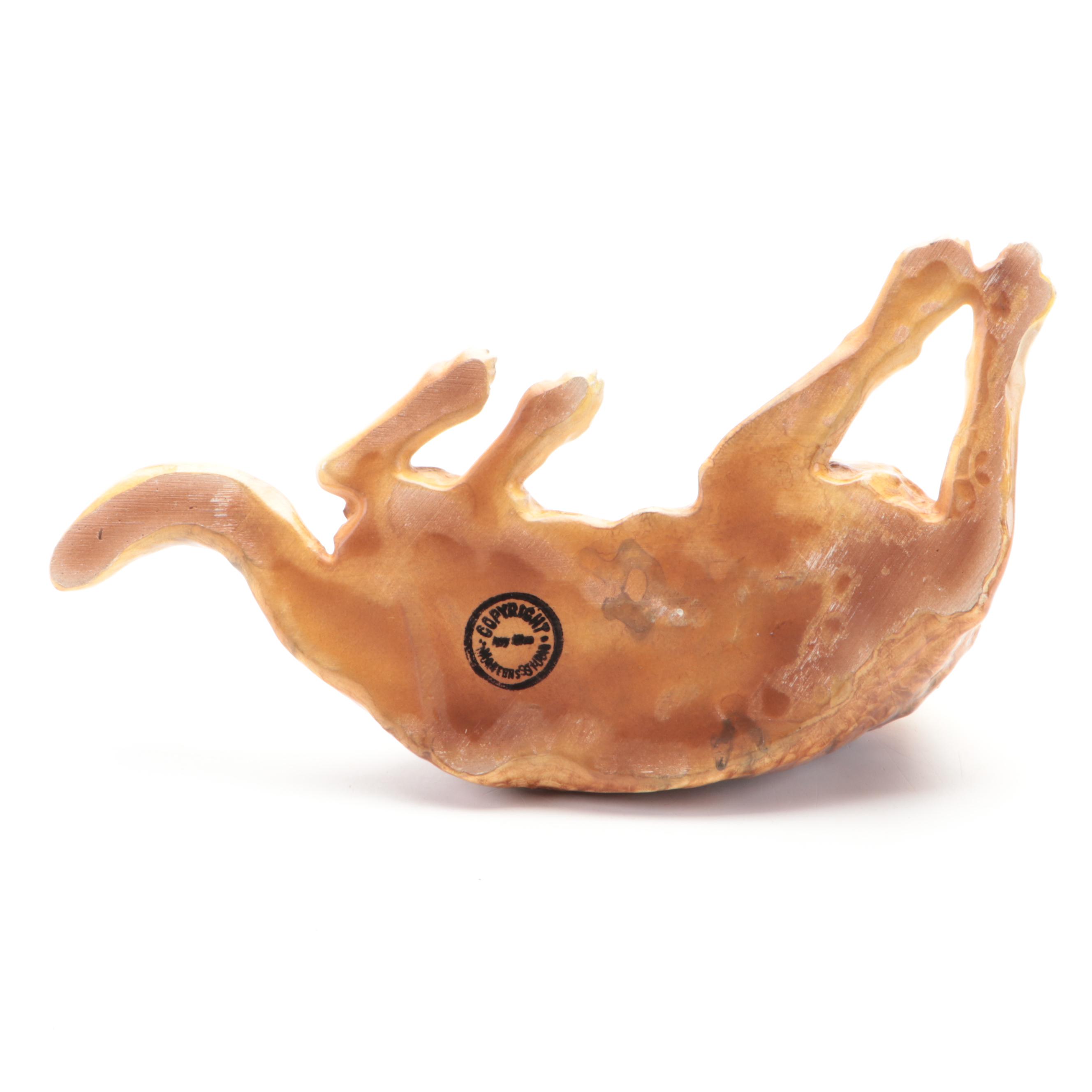 Mortens Studio Ceramic Rough Coat Collie Figurines, Mid-20th Century