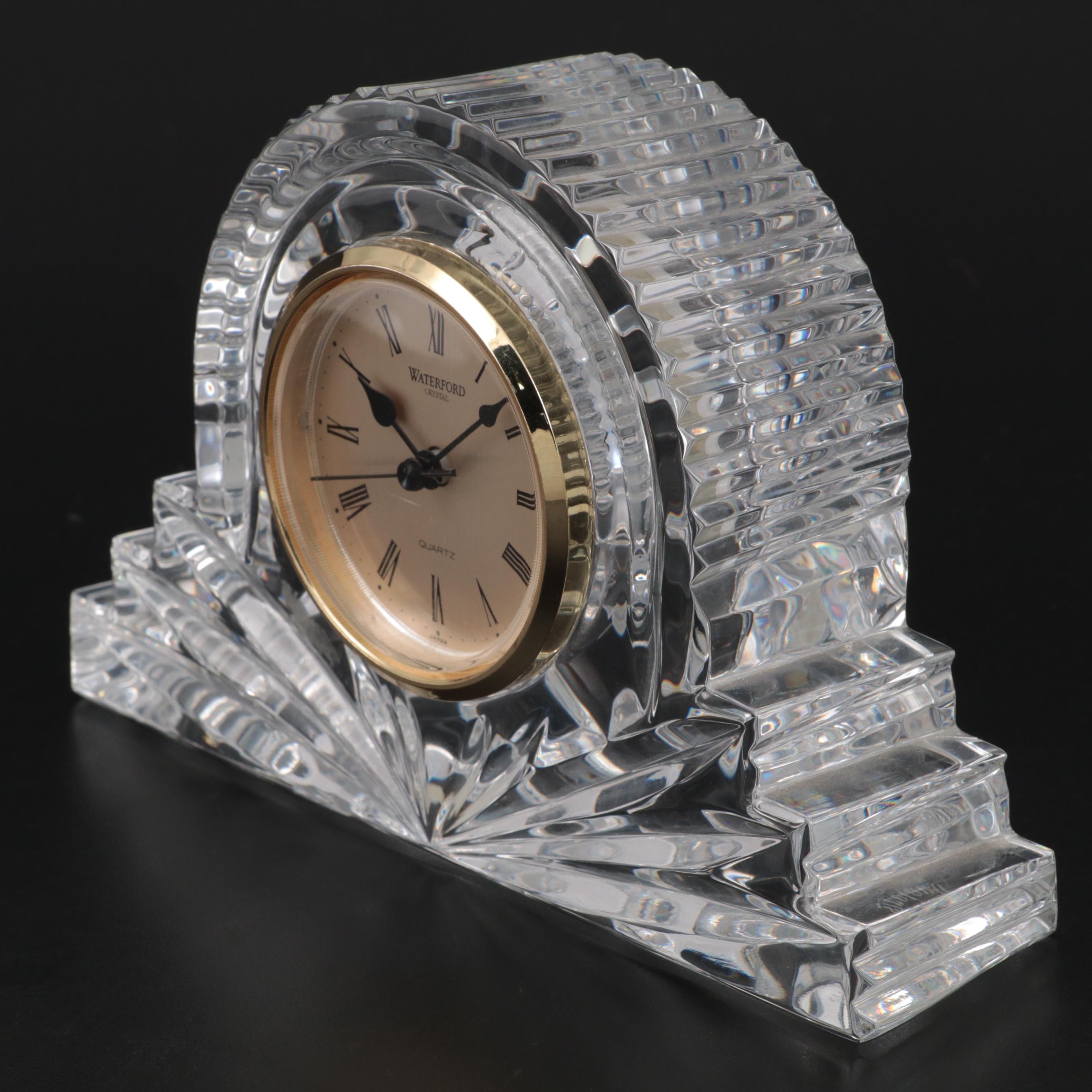Waterford Crystal "Wharton" Quartz Mantel Clock, 1999–2010