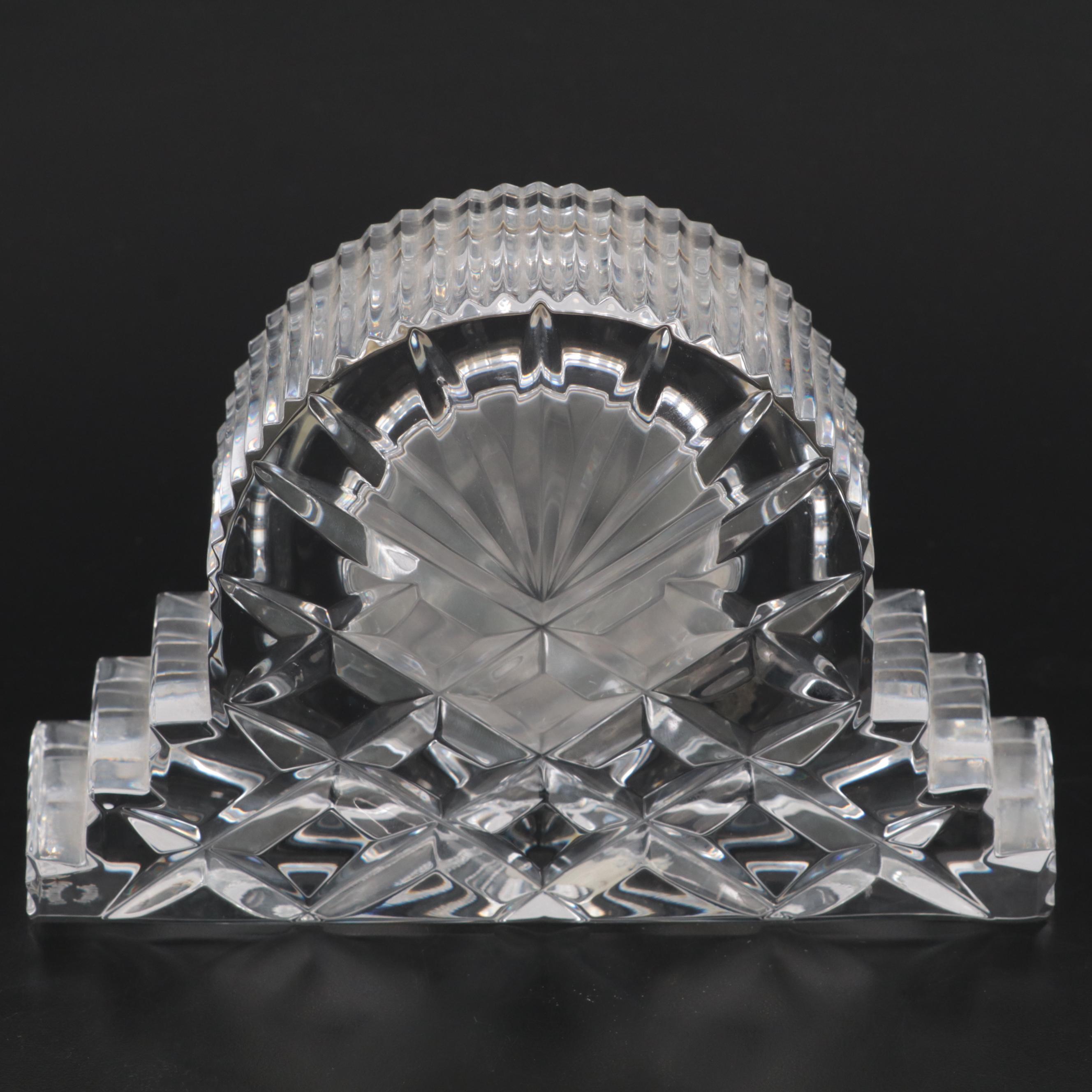 Waterford Crystal "Wharton" Quartz Mantel Clock, 1999–2010