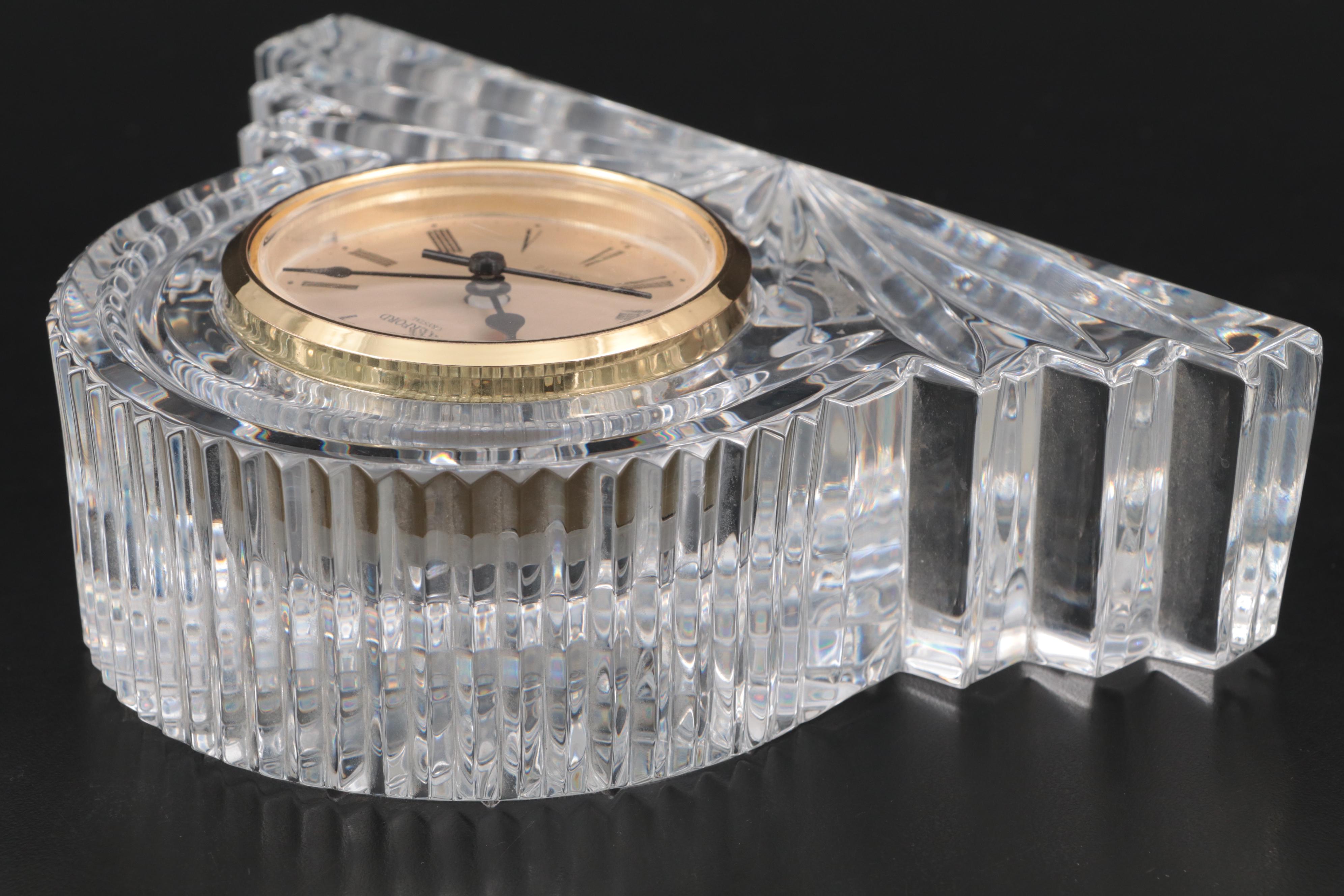 Waterford Crystal "Wharton" Quartz Mantel Clock, 1999–2010