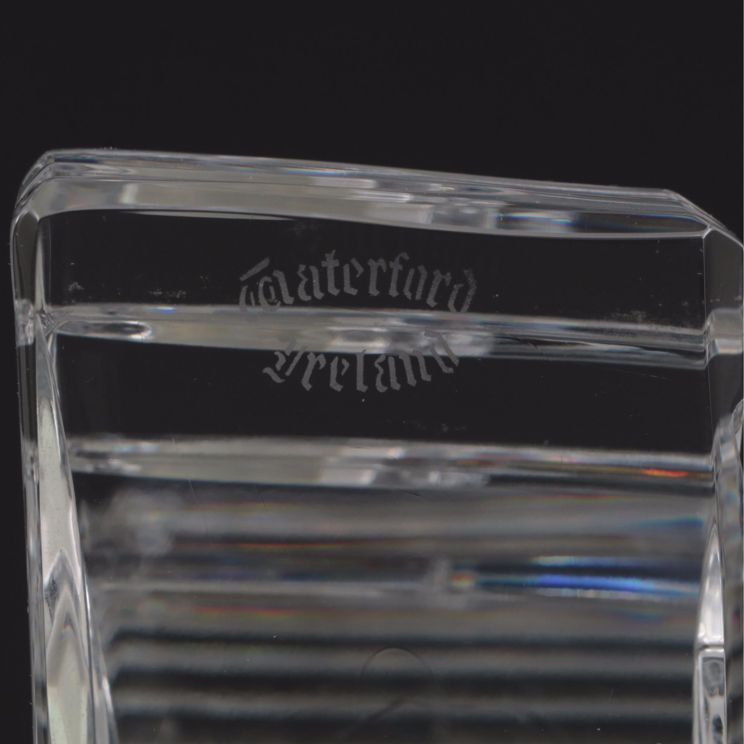 Waterford Crystal "Wharton" Quartz Mantel Clock, 1999–2010