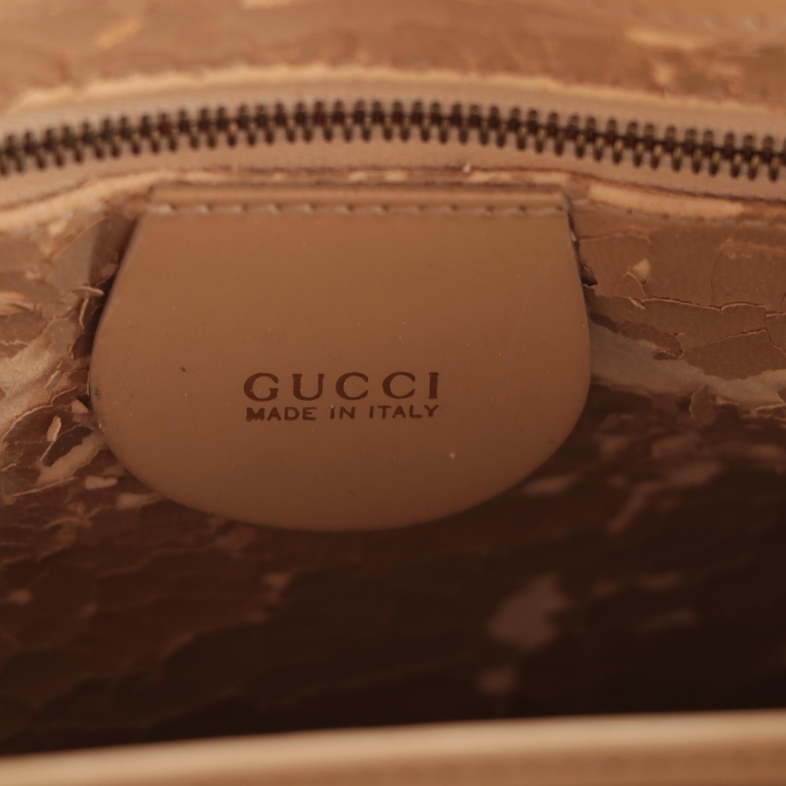 Gucci Tote Bag in Beige Mastercalf Leather