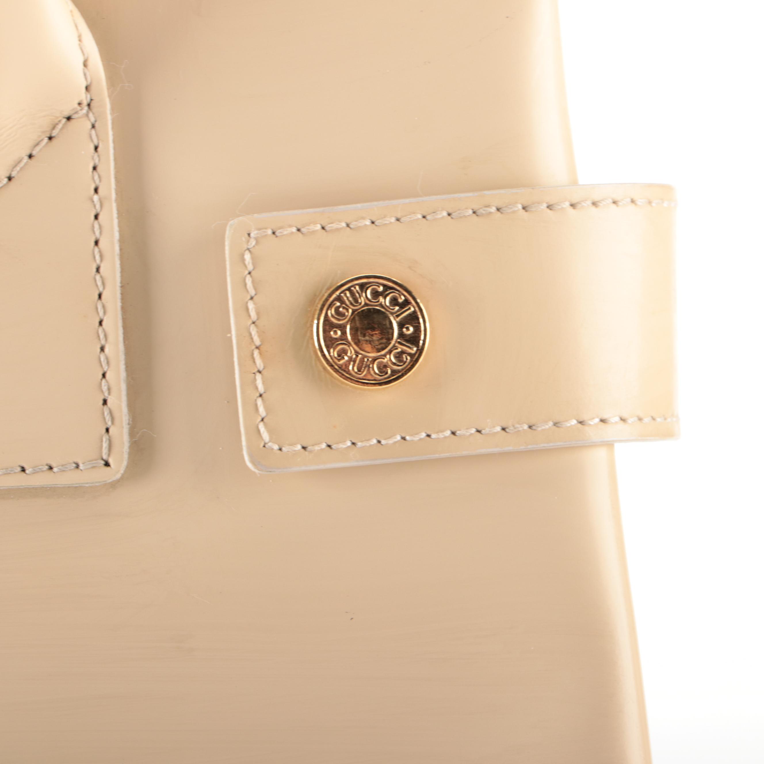 Gucci Tote Bag in Beige Mastercalf Leather