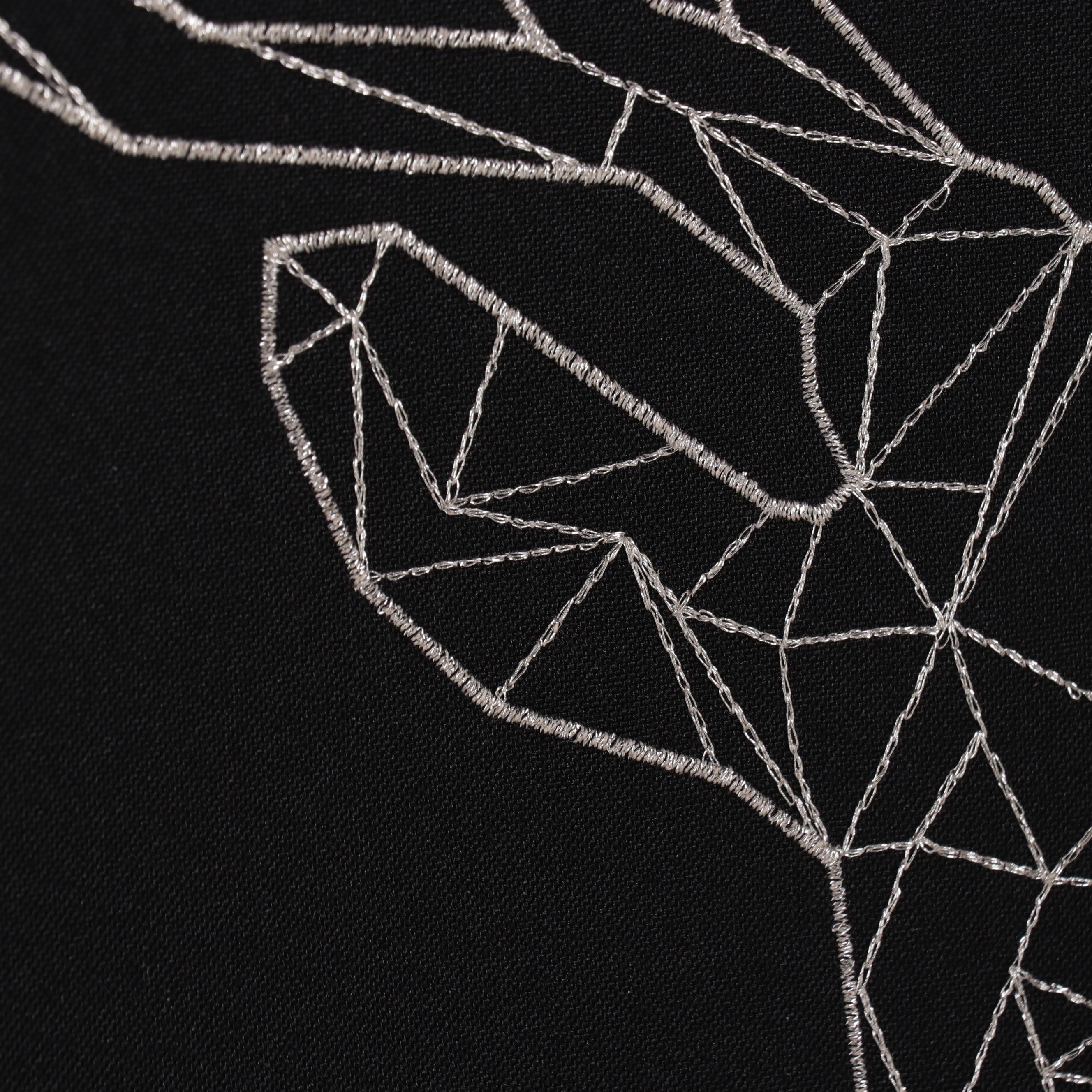 IKEA Machine-Embroidered Deer Silhouette