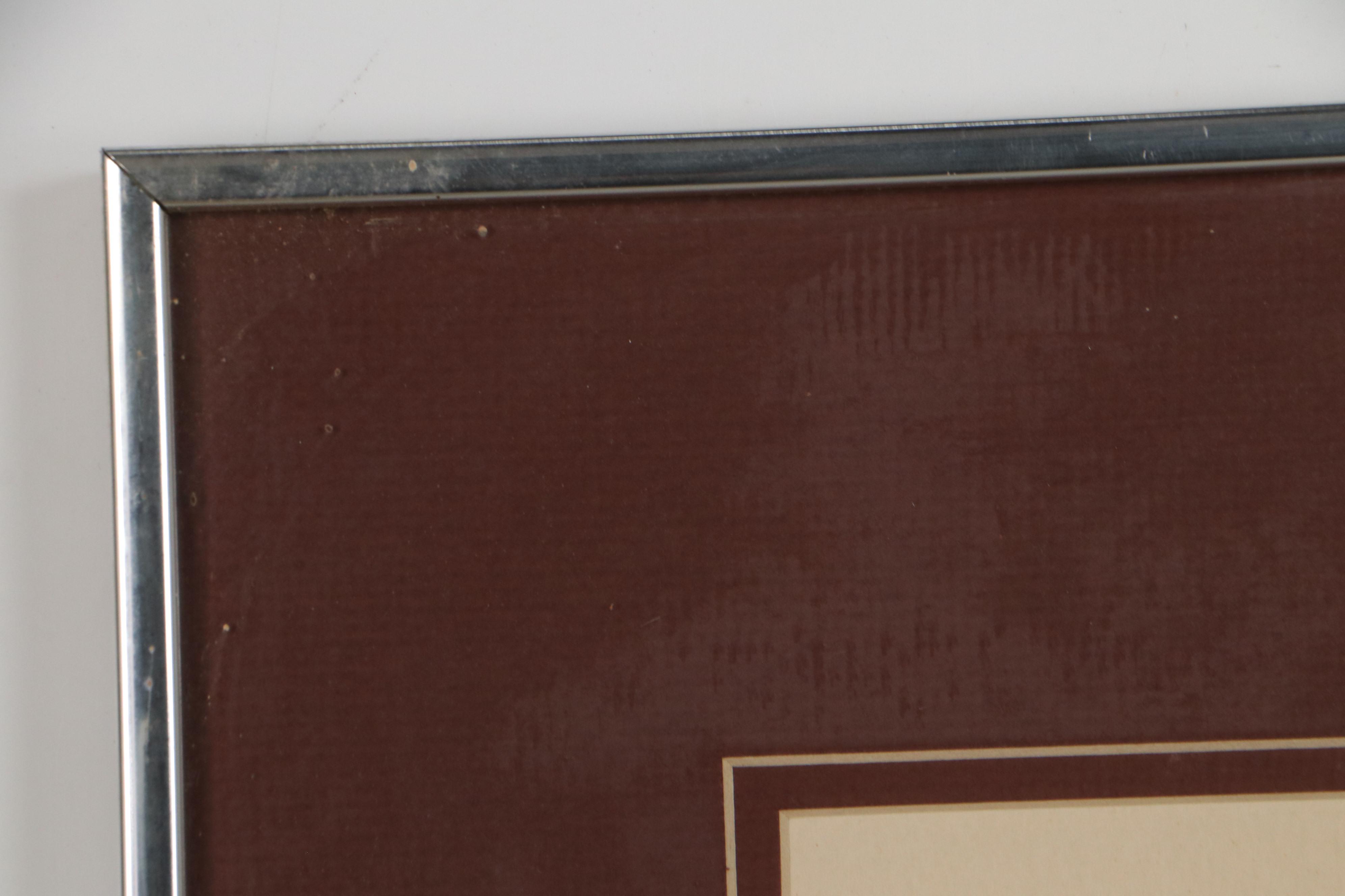 Sheldon Fink Lithograph "Hot Dog Man," Circa 1967