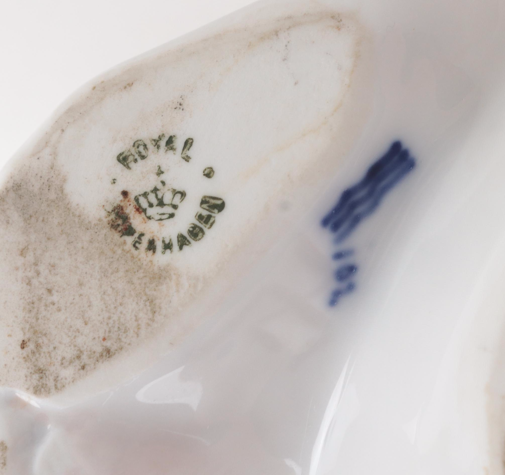 Royal Copenhagen and Bing & Grøndahl Porcelain Japanese Chin Puppy Figurines