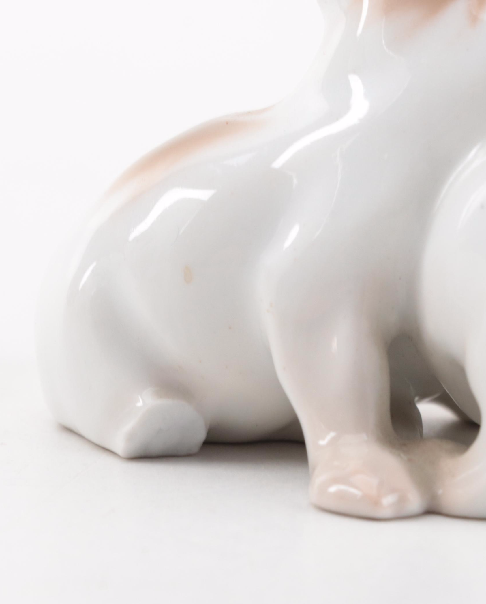 Royal Copenhagen and Bing & Grøndahl Porcelain Japanese Chin Puppy Figurines