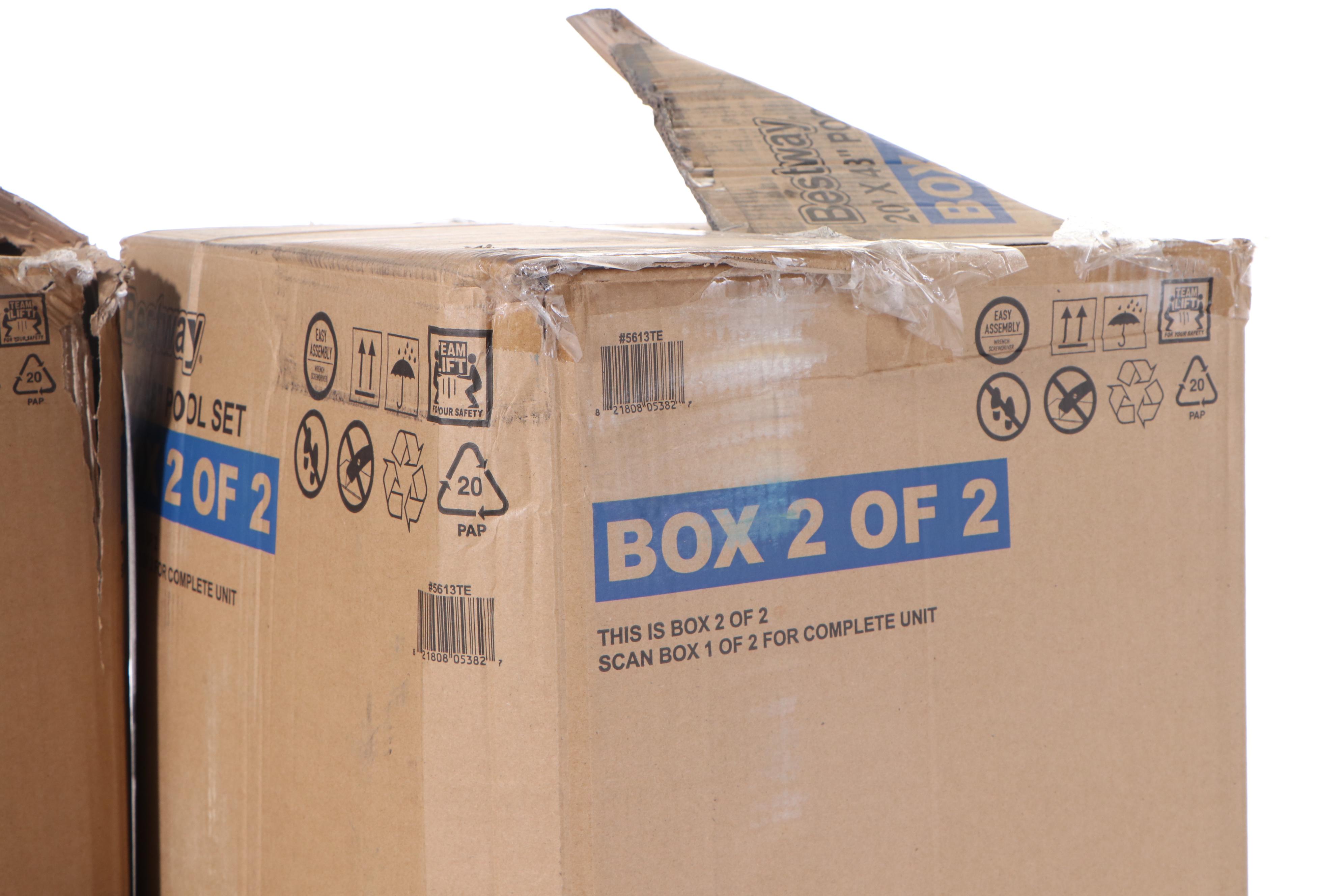 Bestway Power Steel Deluxe Series 20' x 48" Above Ground Pool Set