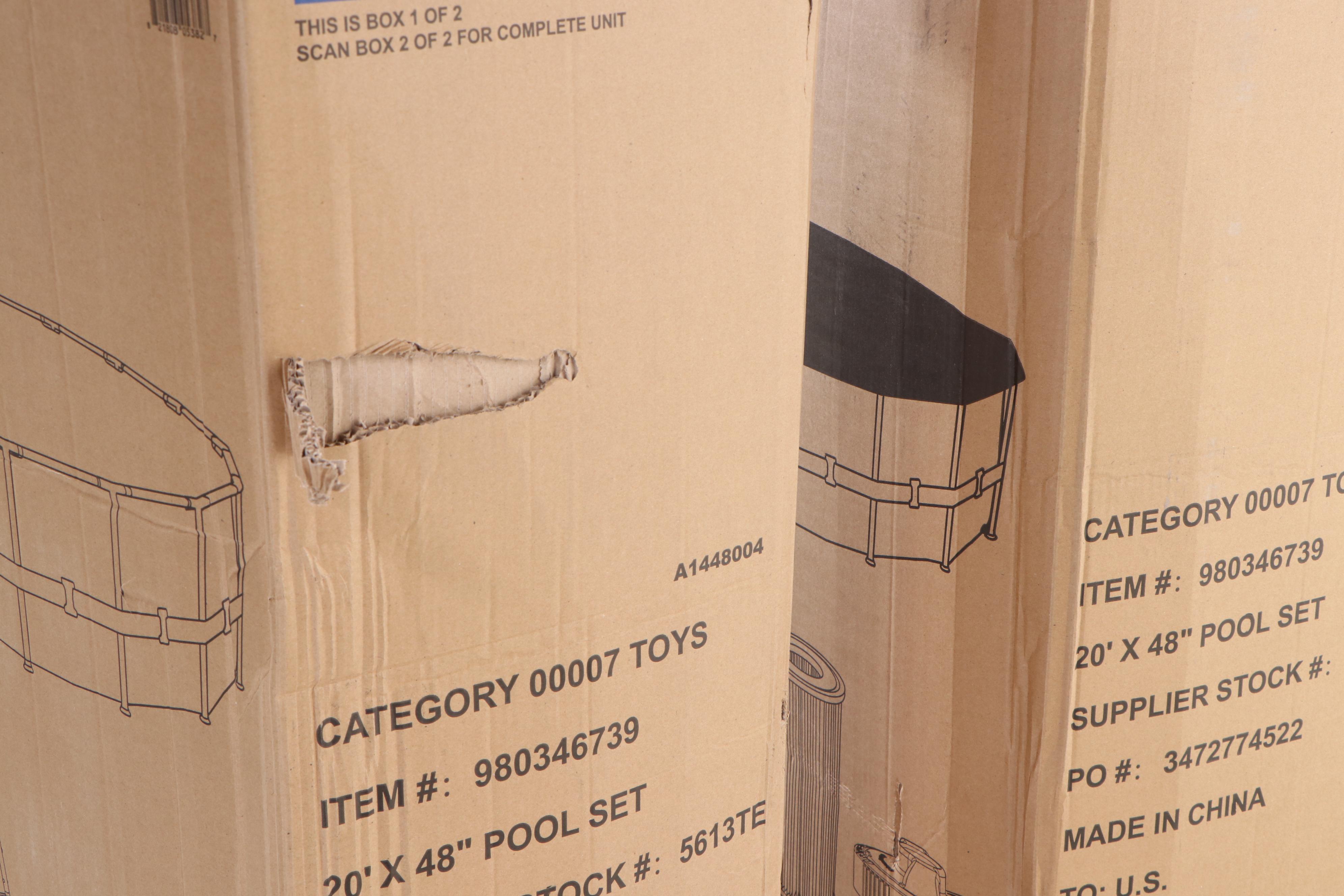 Bestway Power Steel Deluxe Series 20' x 48" Above Ground Pool Set