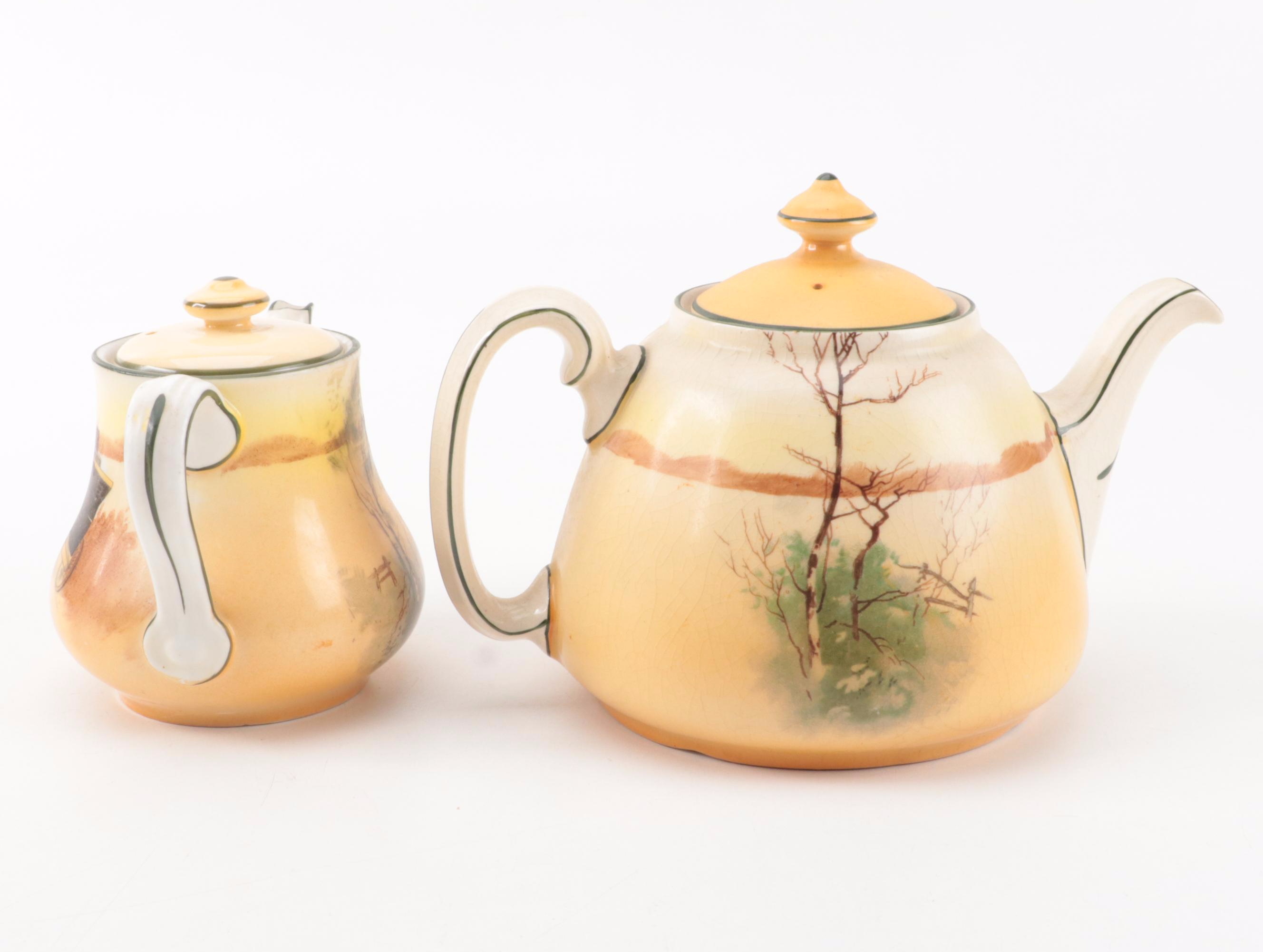 Royal Doulton Series Ware "Coaching Days" Tableware, Late 19th to Early 20th C.