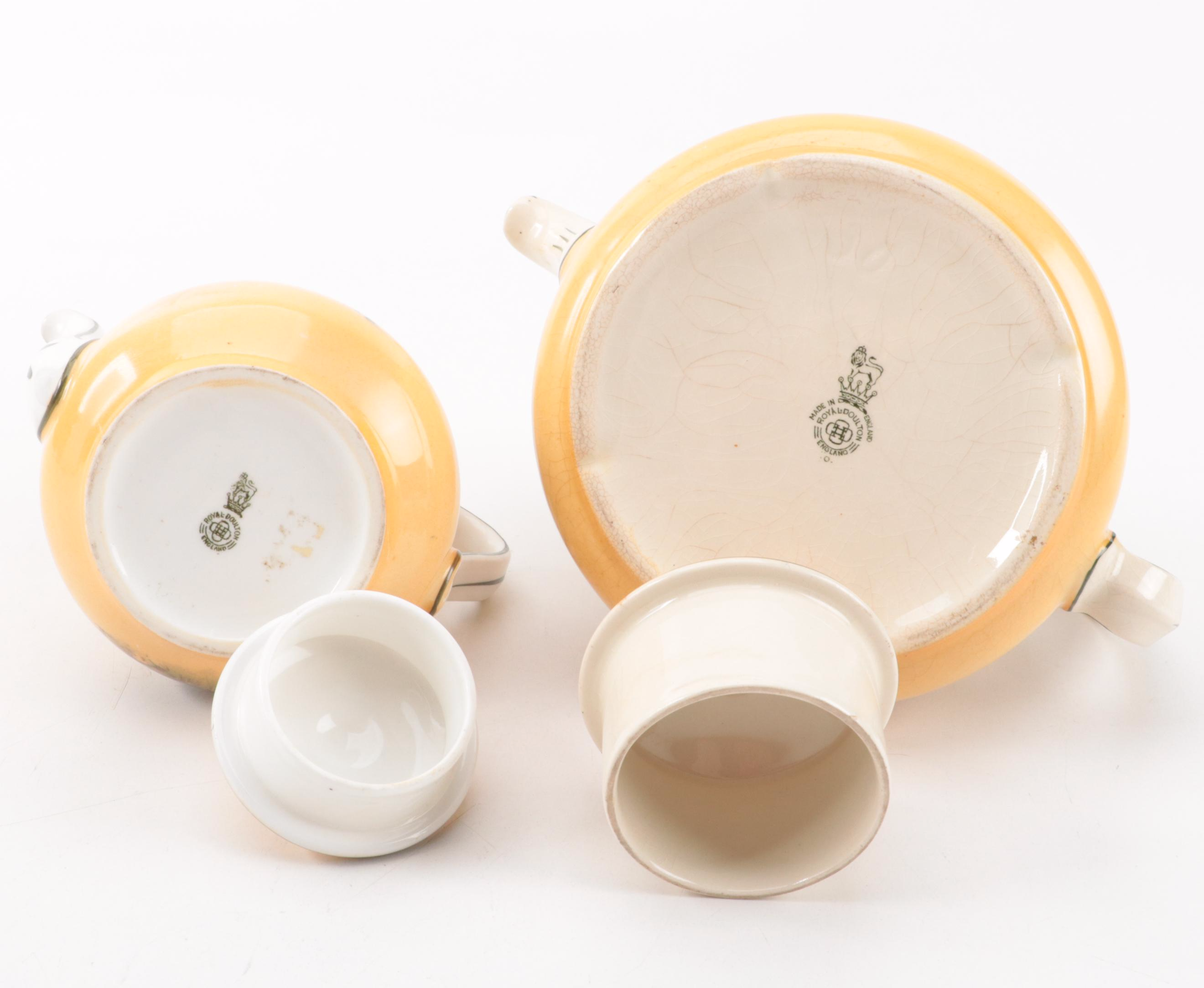Royal Doulton Series Ware "Coaching Days" Tableware, Late 19th to Early 20th C.