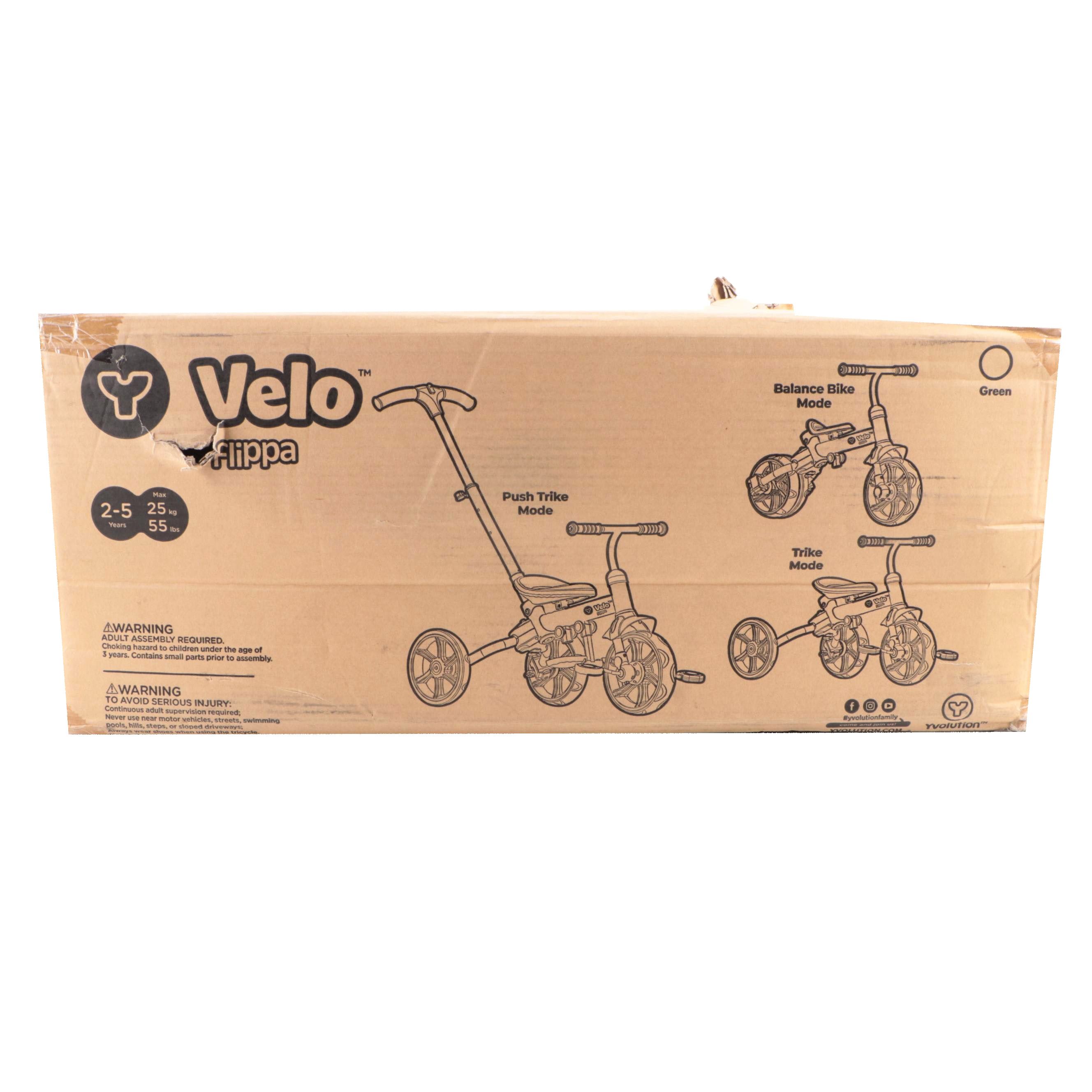 Yvolution Y Velo Flippa 3-in-1 Toddler Trike to Balance Bike