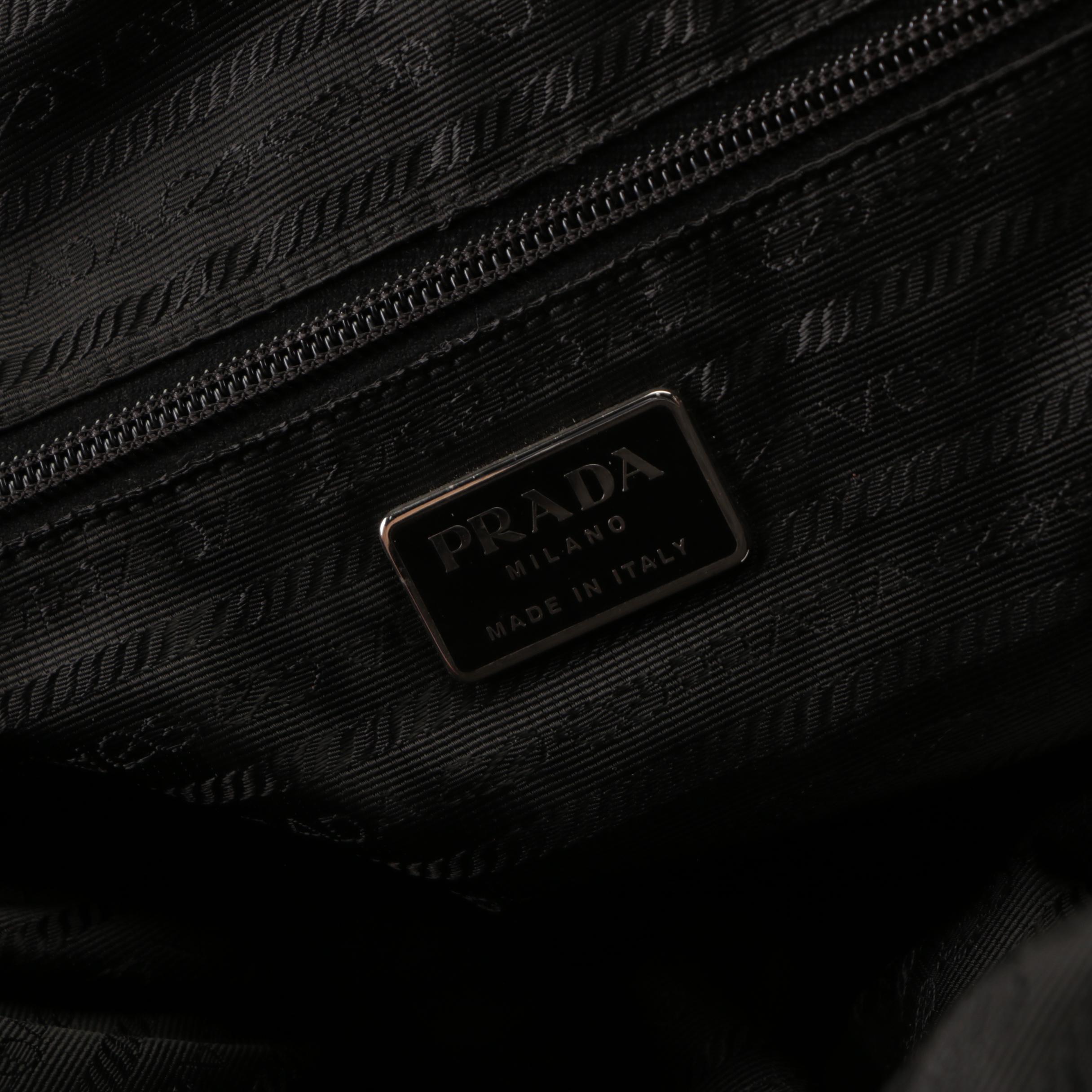 Prada Canvas Zip Handbag