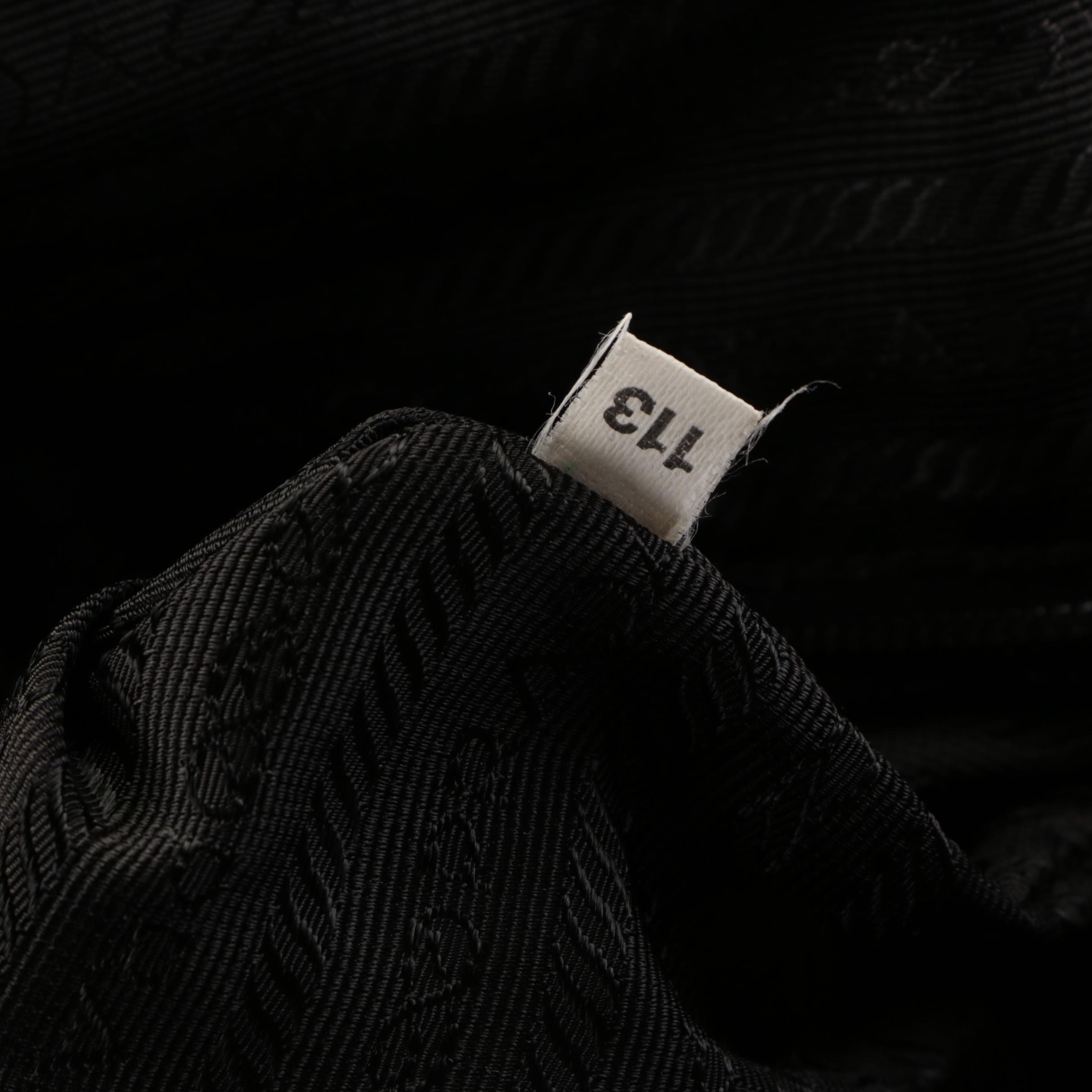 Prada Canvas Zip Handbag