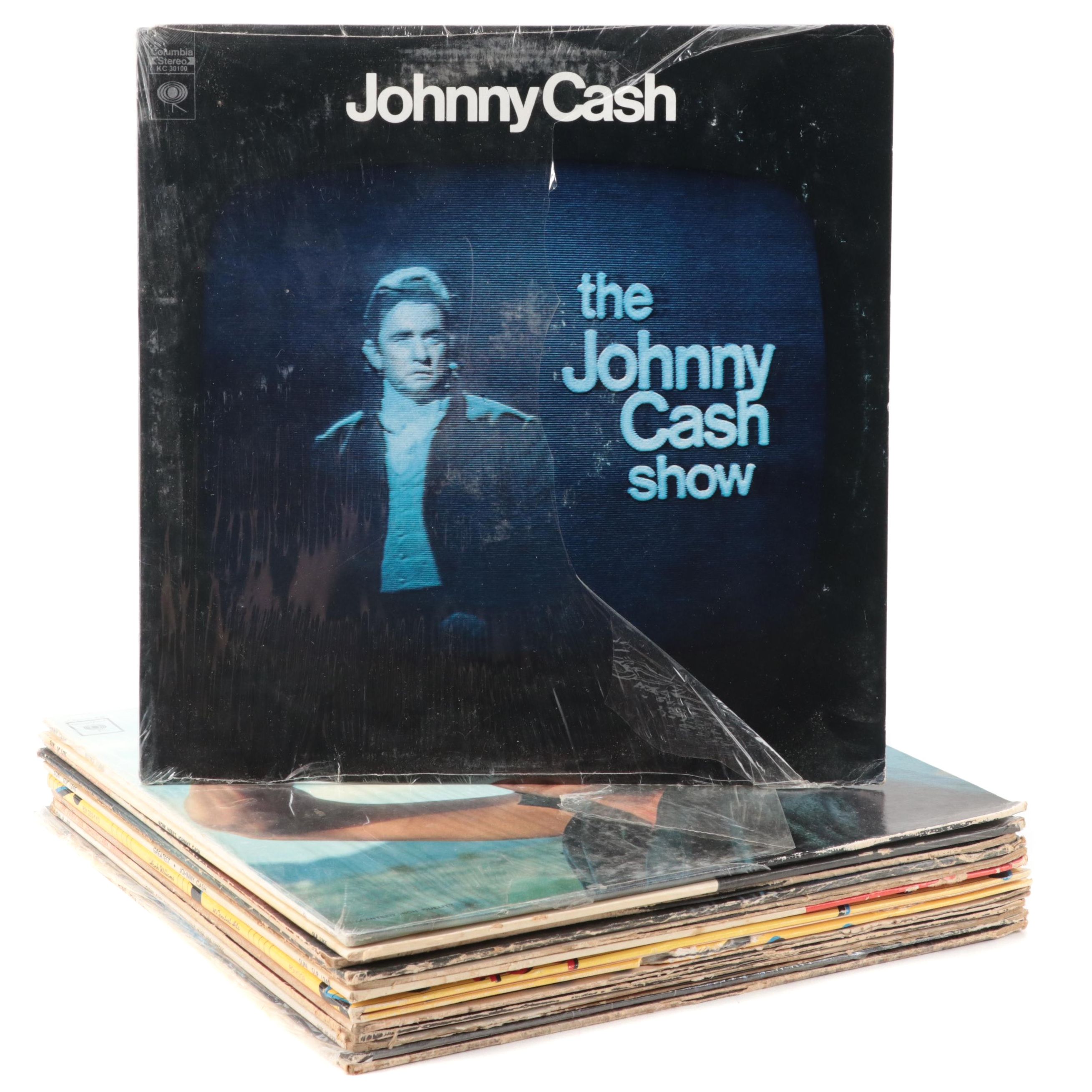 Johnny Cash "Ride this Train", "Bitter Tears" and Other Vinyl Records