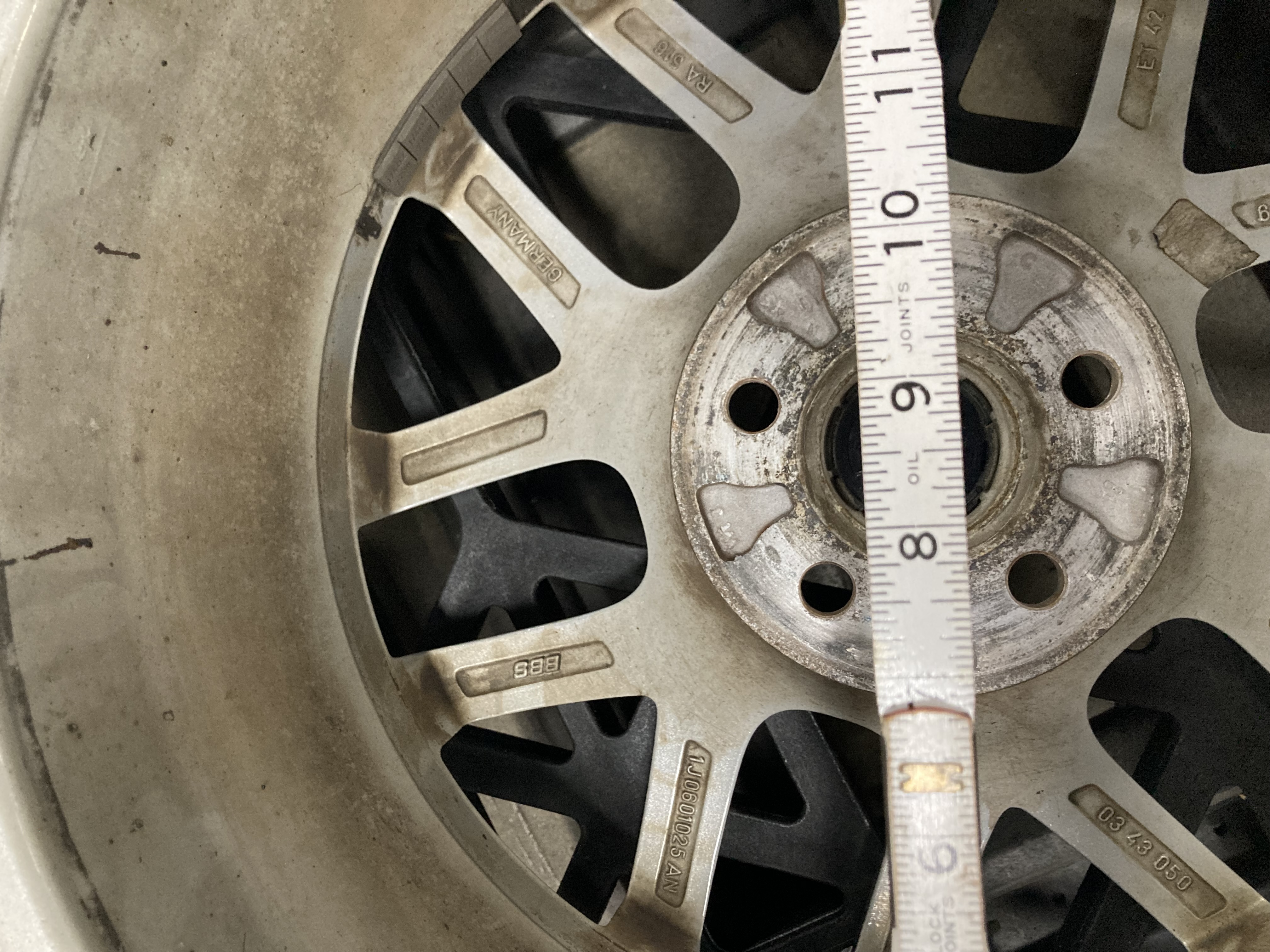Four BBS Volkswagen IV GTI RA-516 5-Lug Rim Set