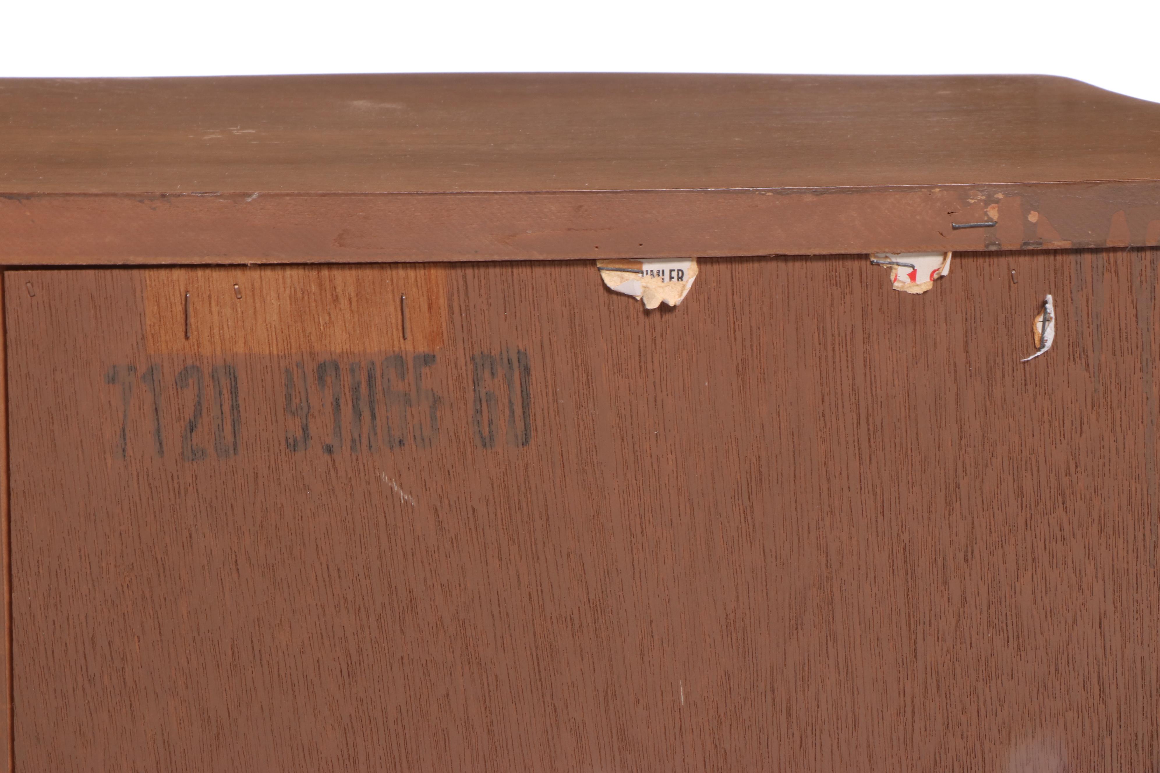 The Rike-Kumler Co. French Provincial Style Walnut Two-Tier Nightstand