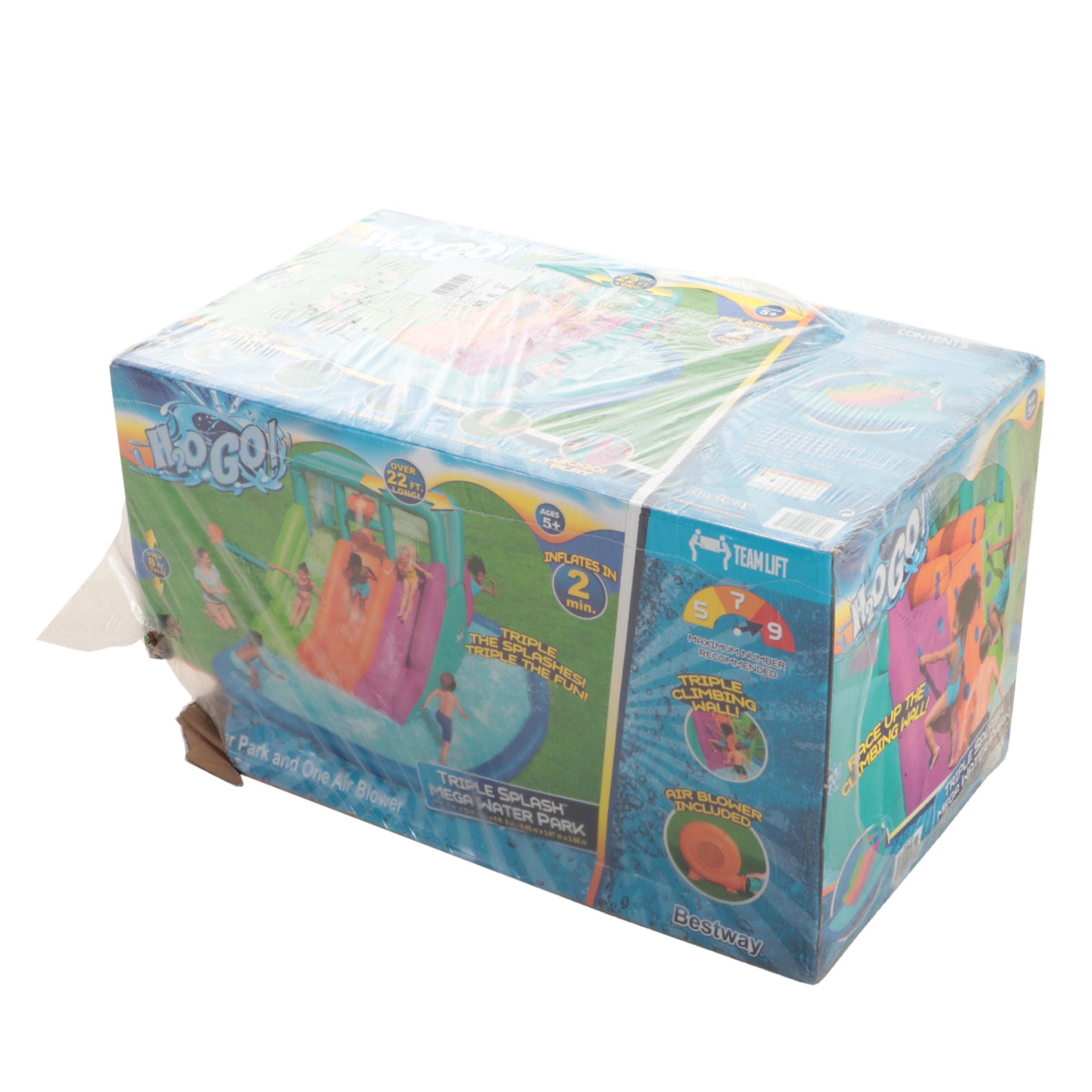 H2OGO! 22' Triple Splash Kids Inflatable Water Park