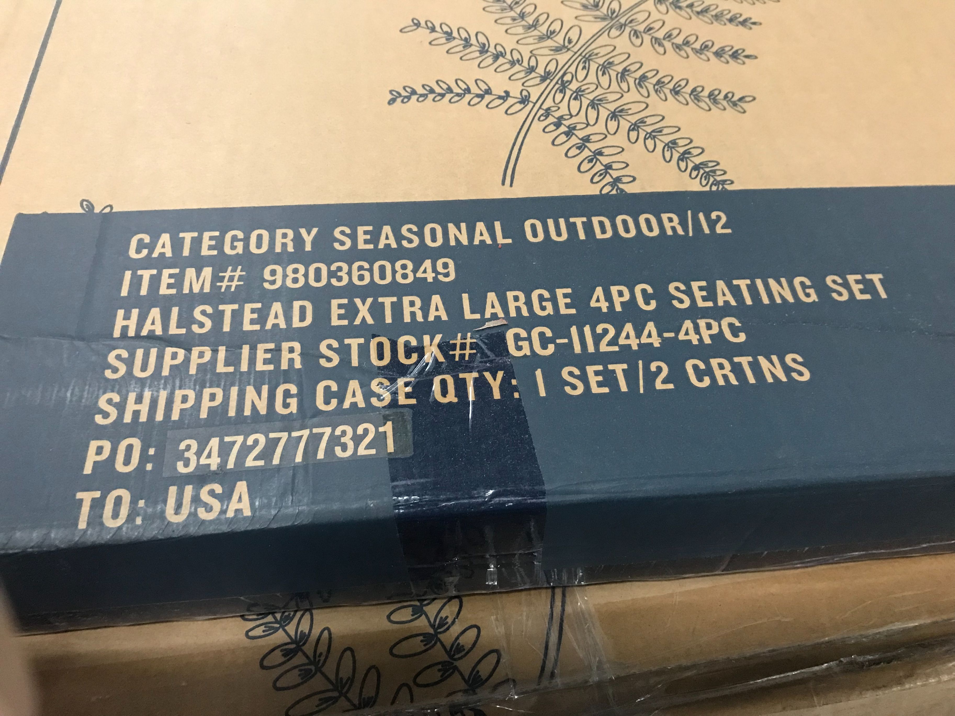 Member's Mark Halstead Collection Four-Piece Seating Set