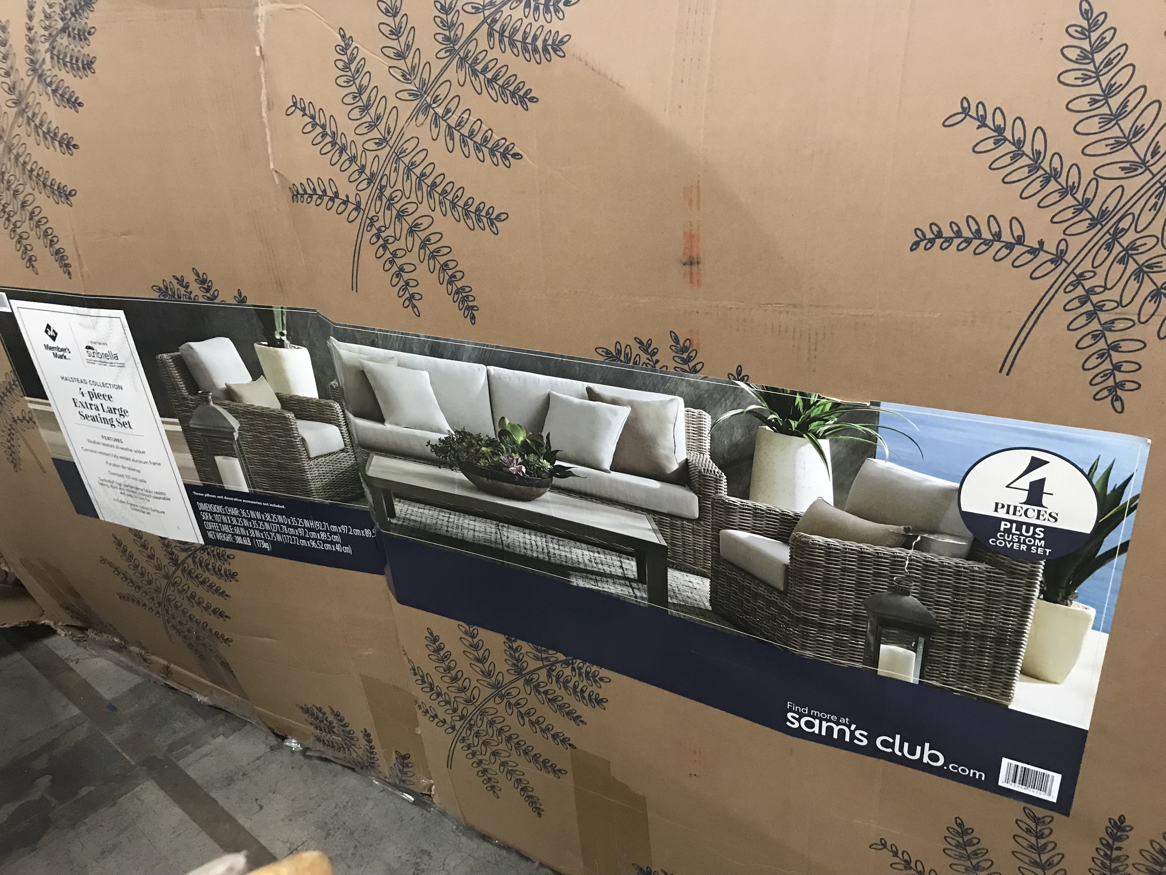 Member's Mark Halstead Collection Four-Piece Seating Set