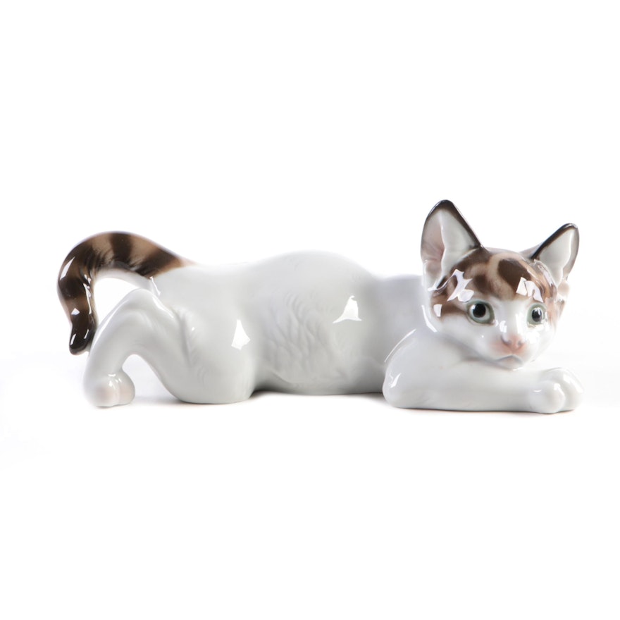 Rosenthal Porcelain Cat Figure
