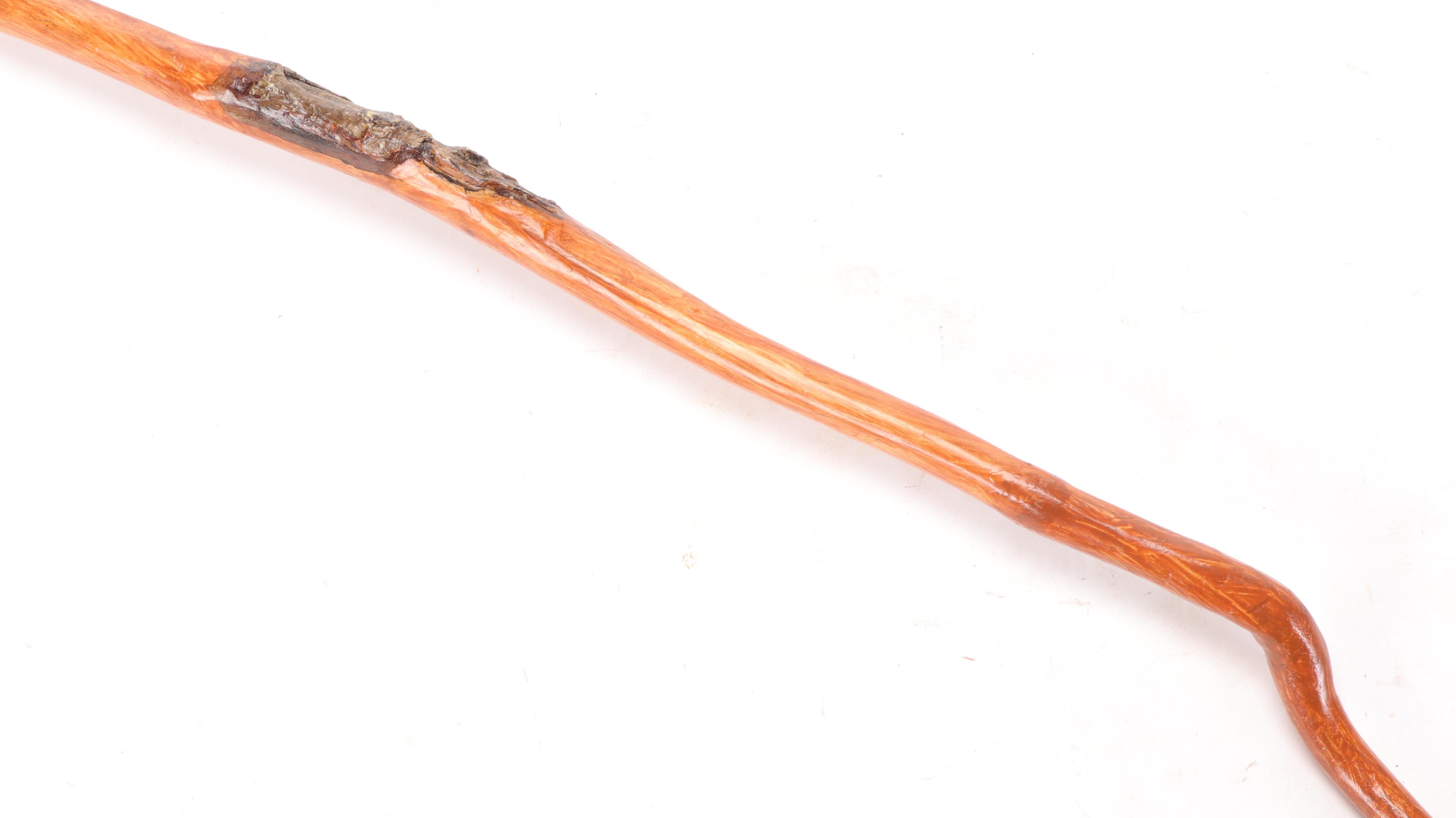 Johnny Appleseed Museum Walking Stick, Natural Wood Walking Sticks and Other