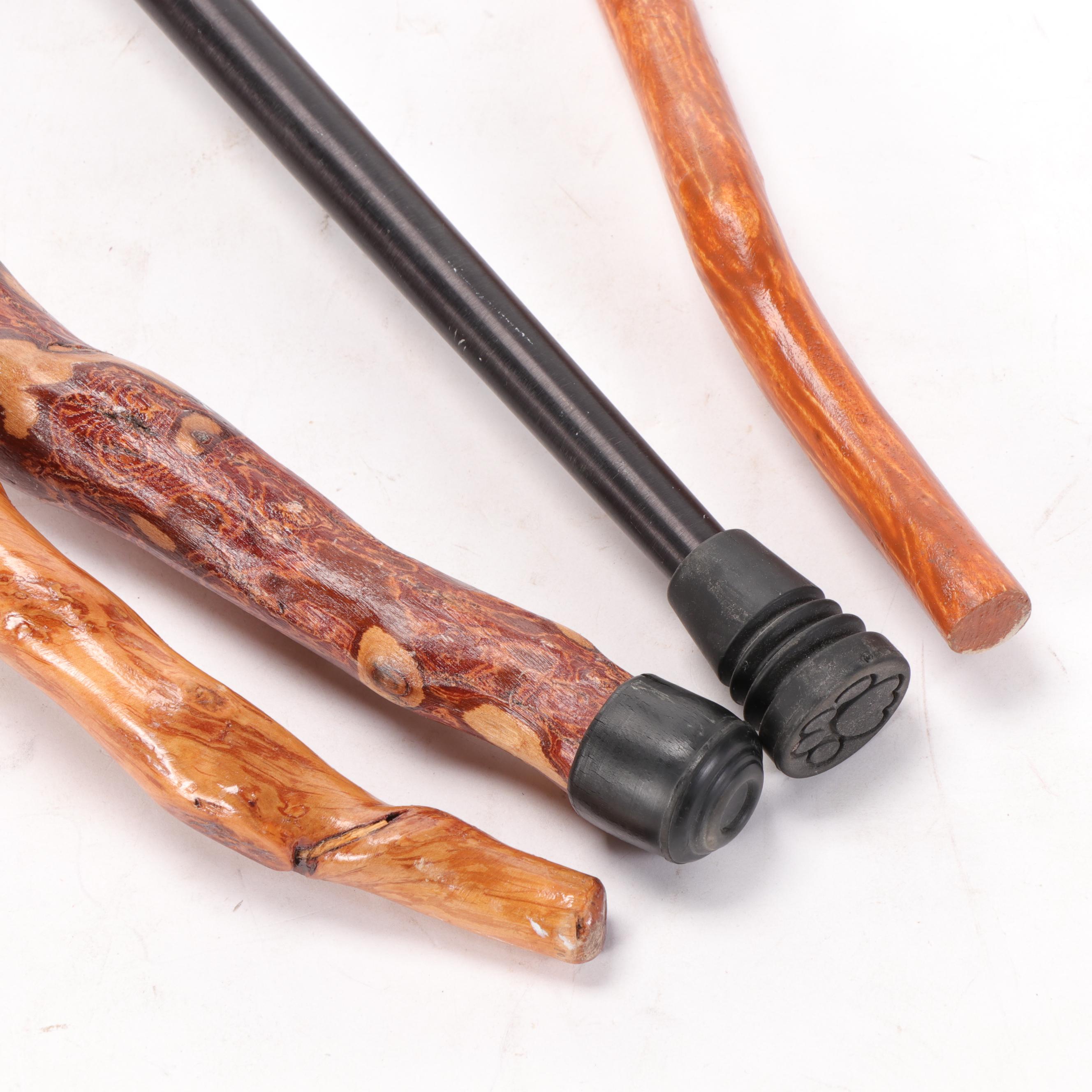 Johnny Appleseed Museum Walking Stick, Natural Wood Walking Sticks and Other