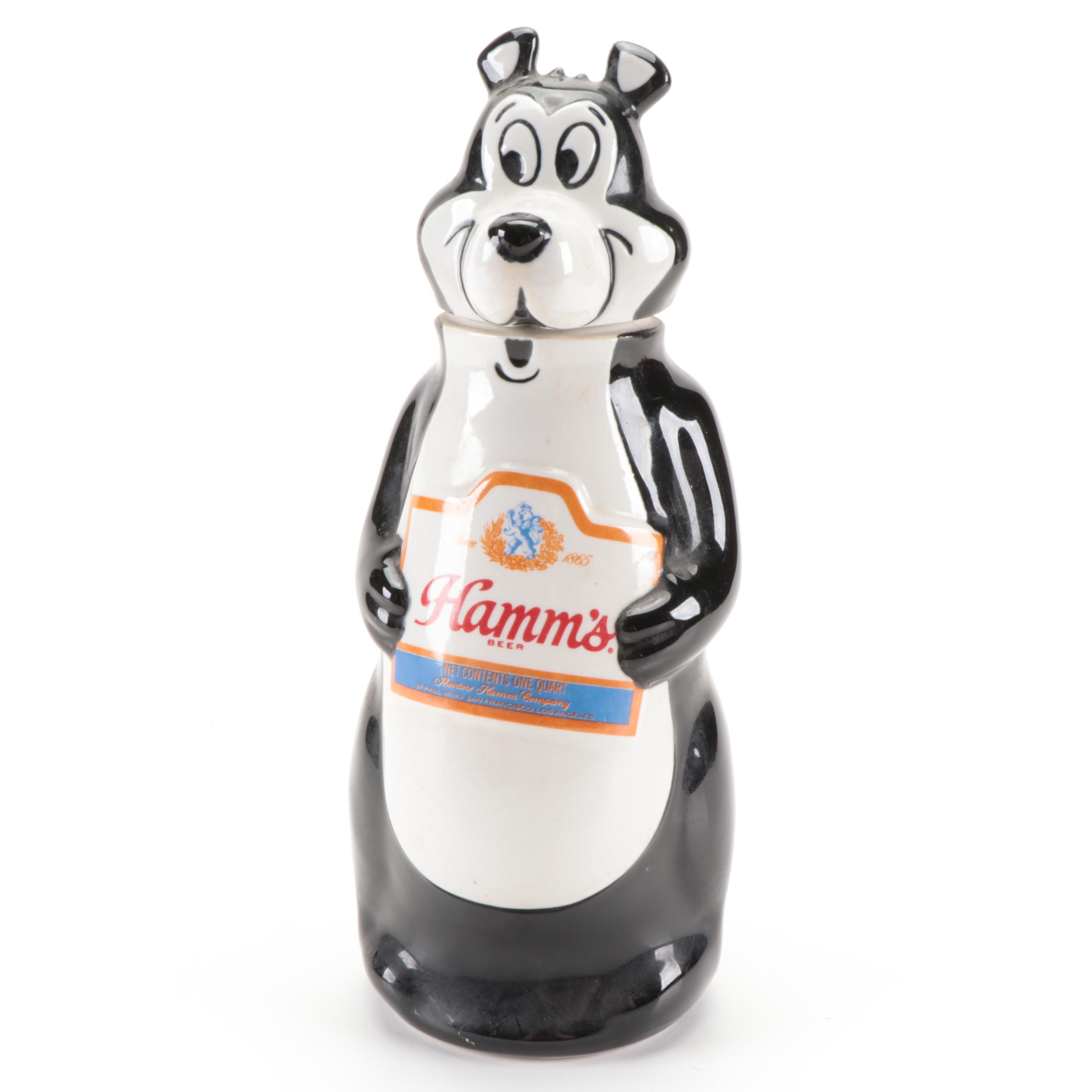 Ceramarte Hamm's Beer Decanter, 1972