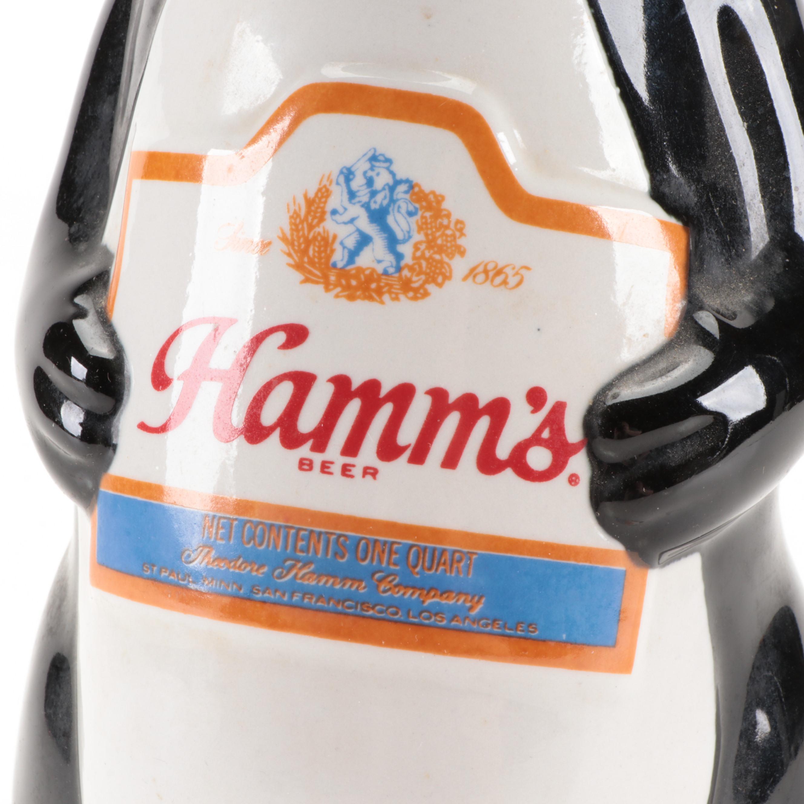 Ceramarte Hamm's Beer Decanter, 1972