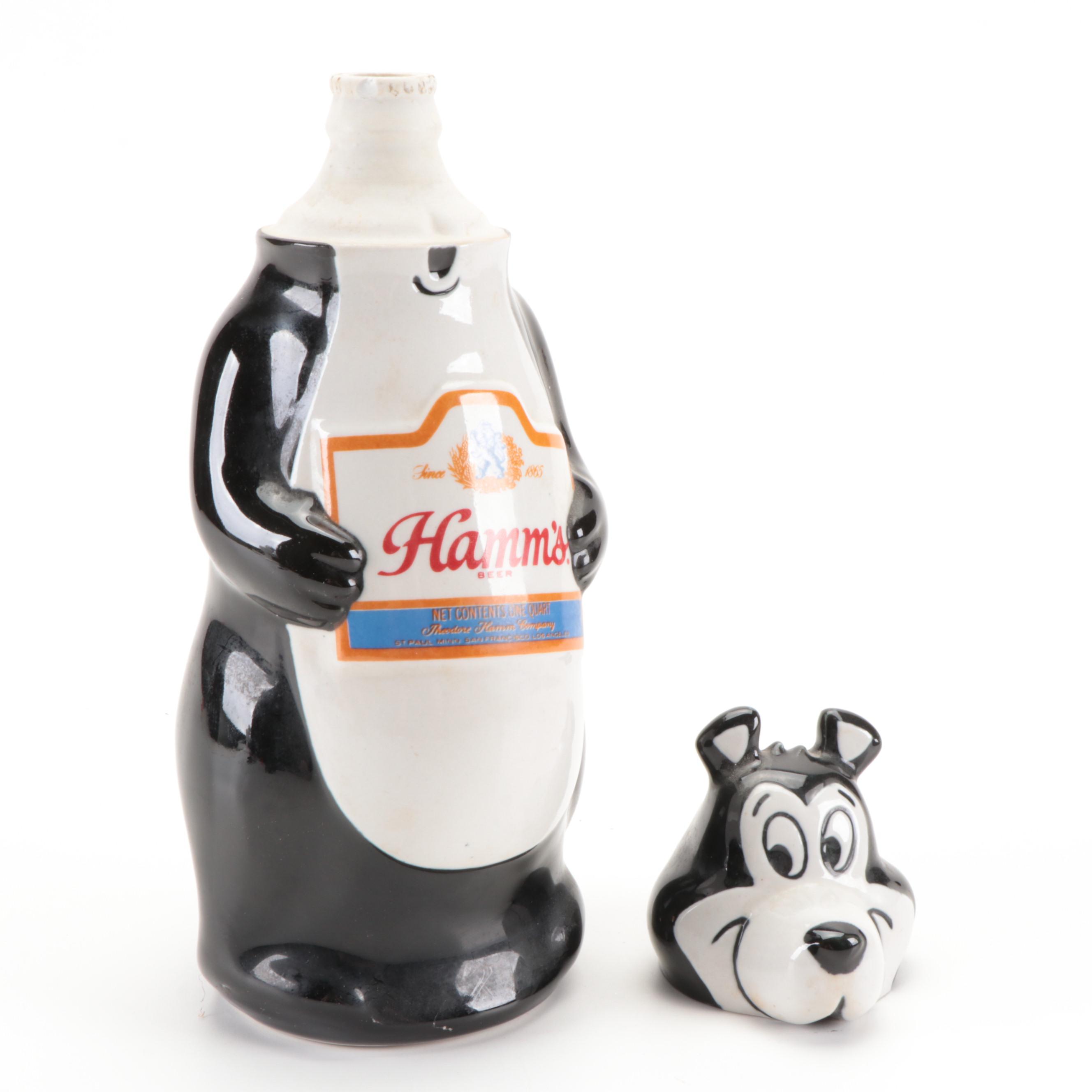 Ceramarte Hamm's Beer Decanter, 1972