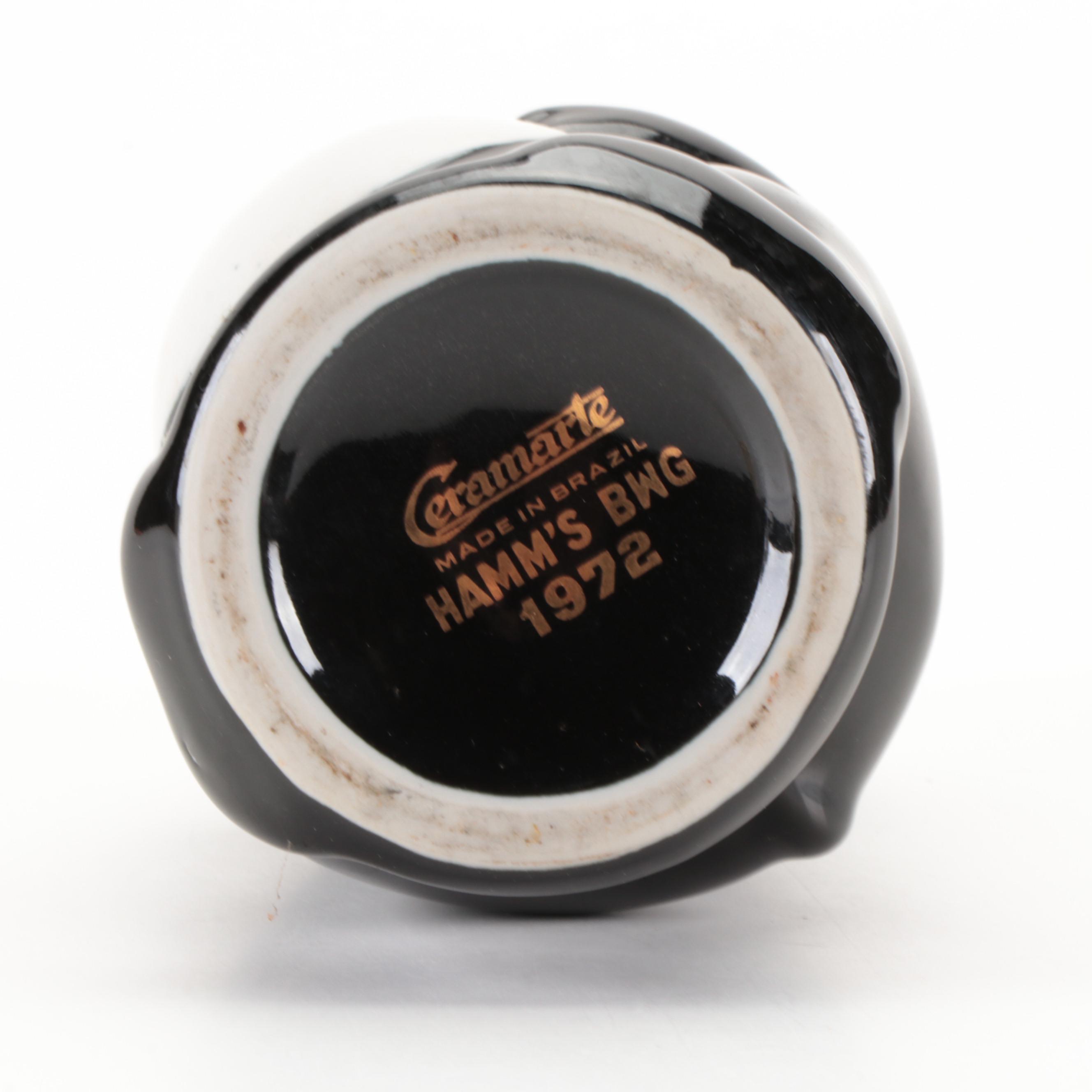 Ceramarte Hamm's Beer Decanter, 1972