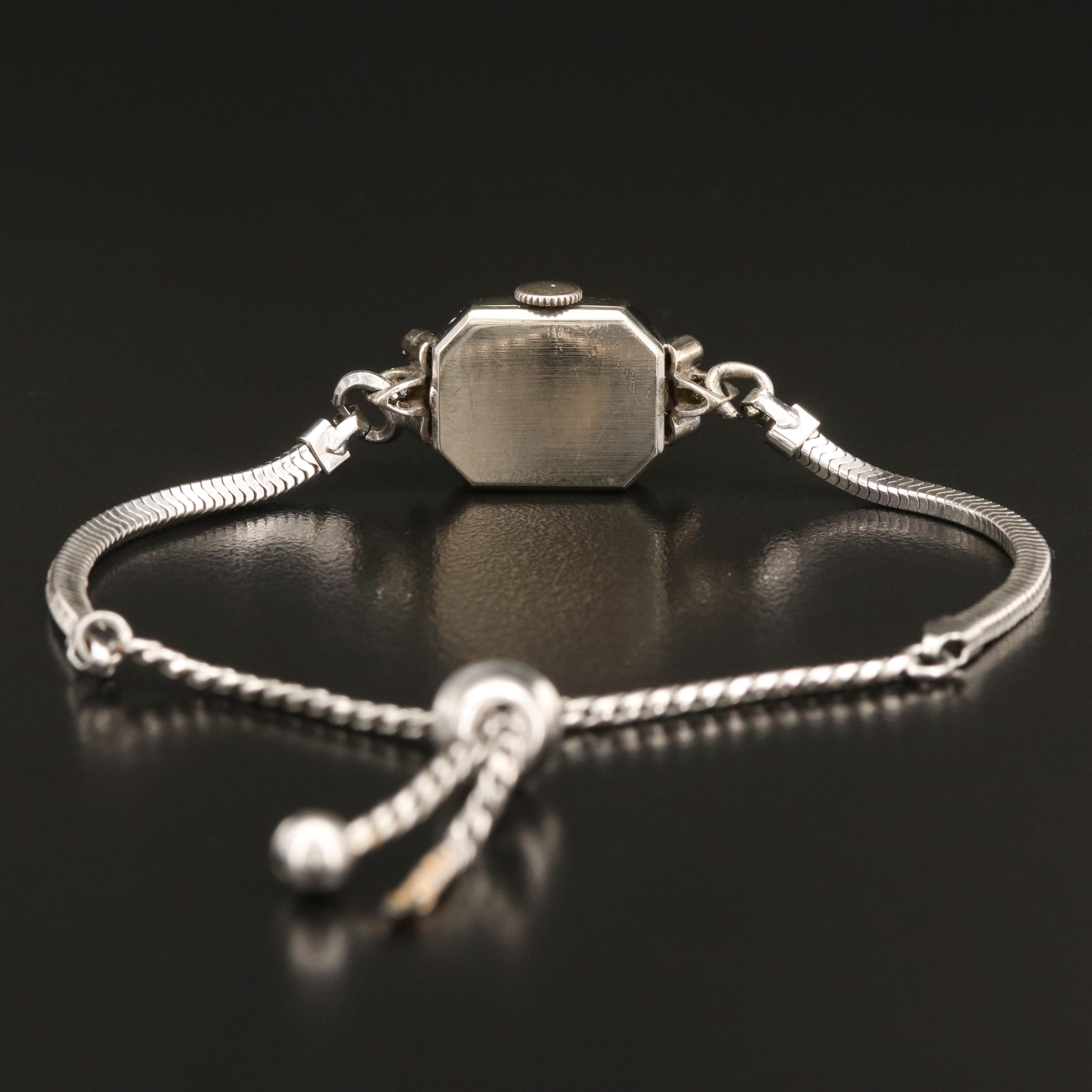 Vintage 14K Gold, Girard Perregaux Diamond Watch