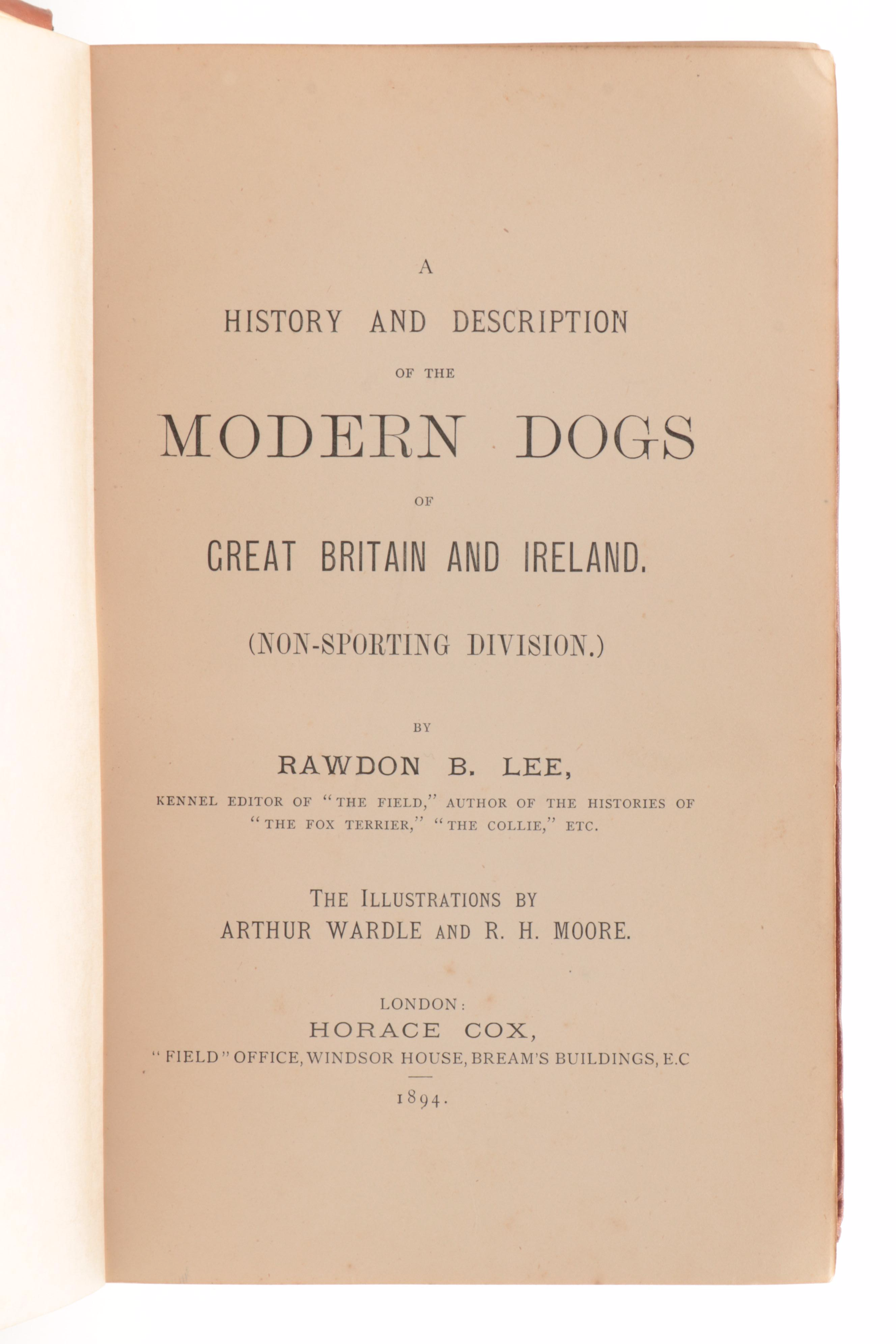 Illustrated "The Dog Lover's Book" by Edwin Noble and More Dog Books