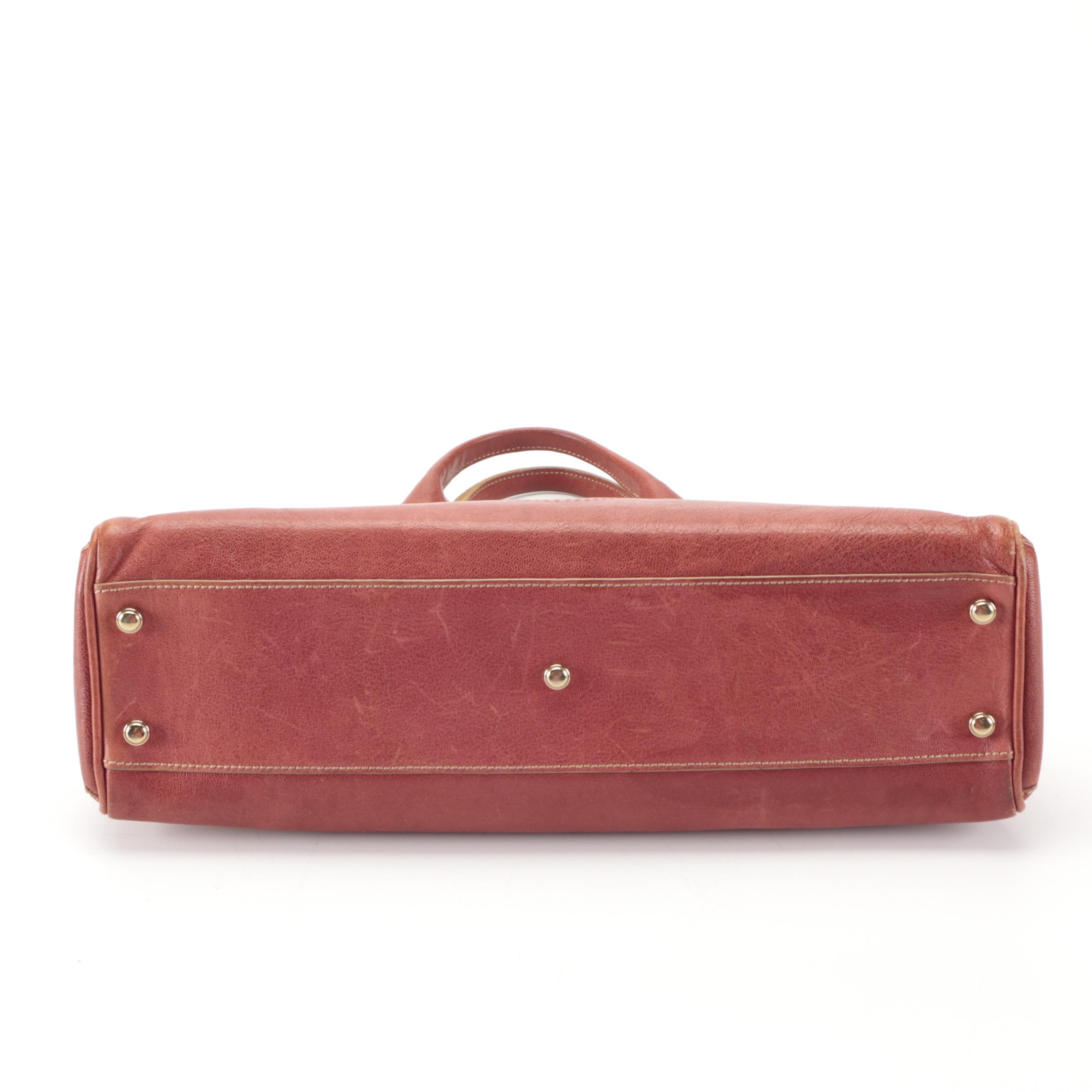 Cartier Marcello de Cartier Handbag in Brick Red Leather