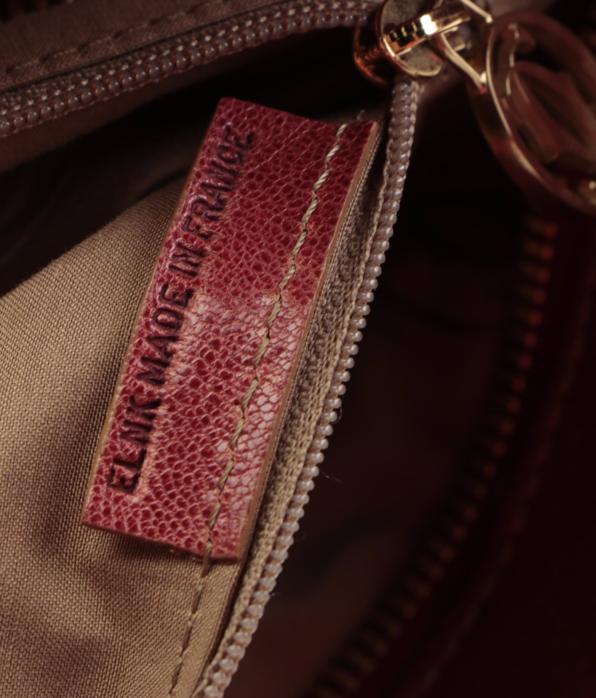 Cartier Marcello de Cartier Handbag in Brick Red Leather