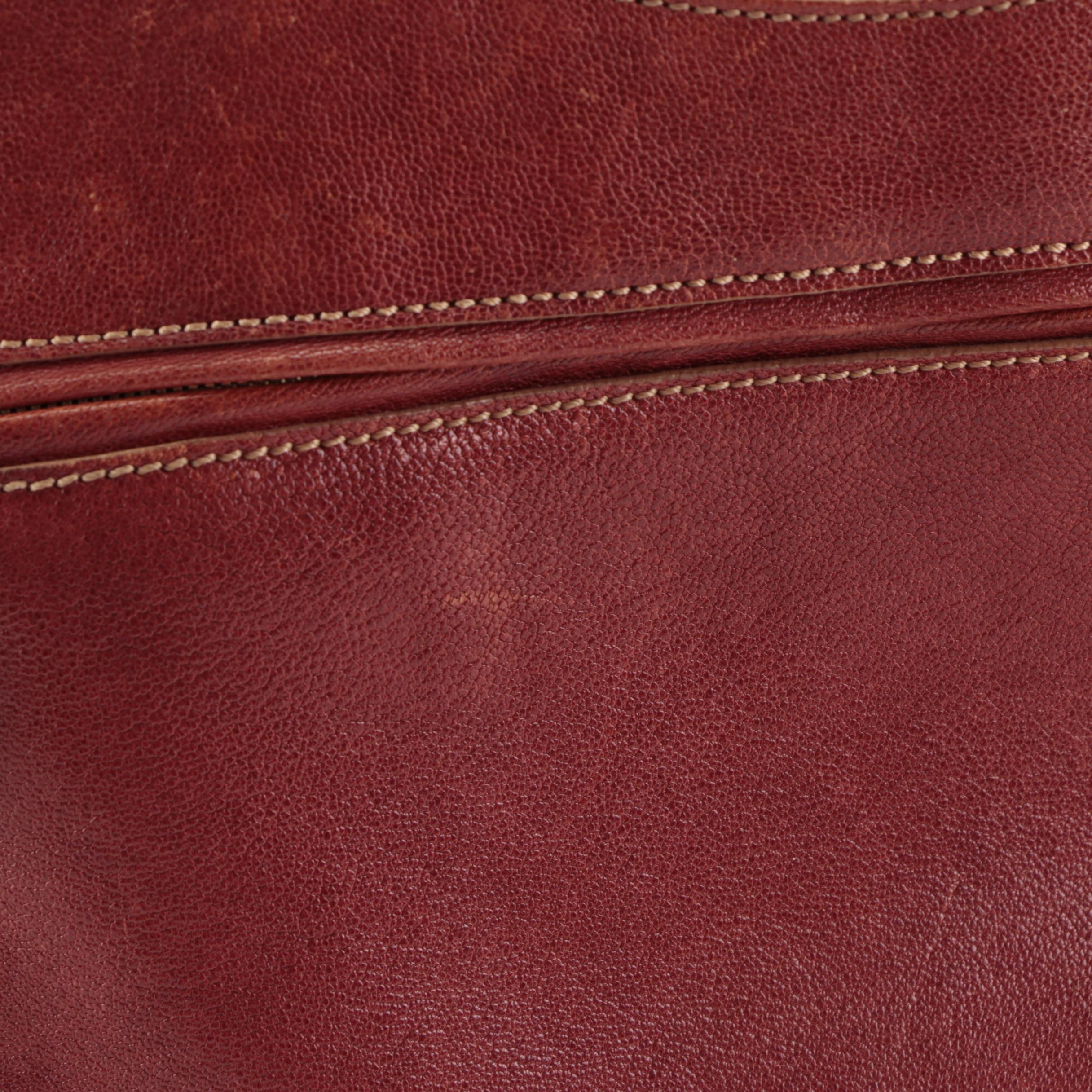 Cartier Marcello de Cartier Handbag in Brick Red Leather