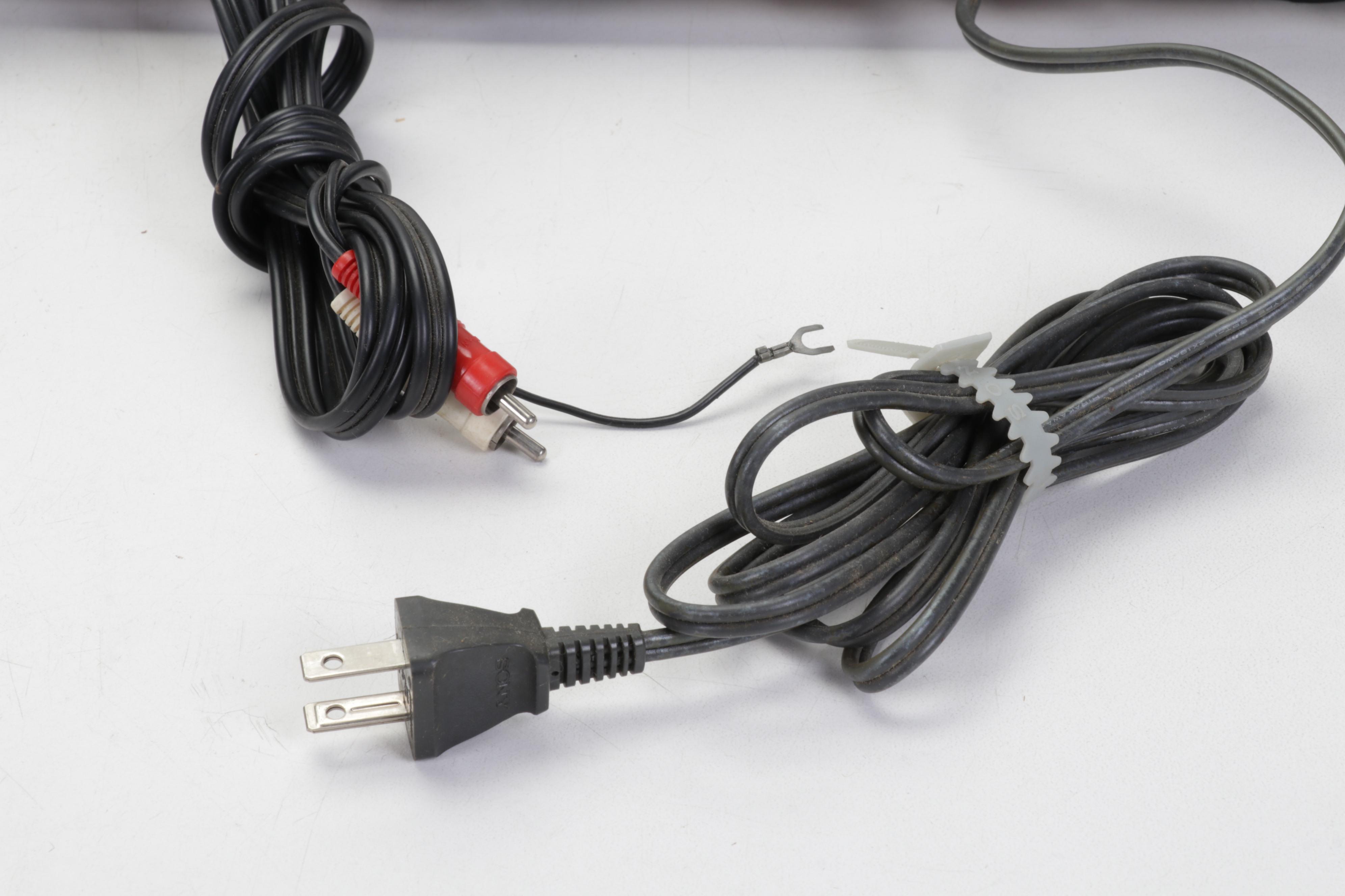 Sony PS-212 Stereo Turntable System and Marantz Stereophonic Receiver