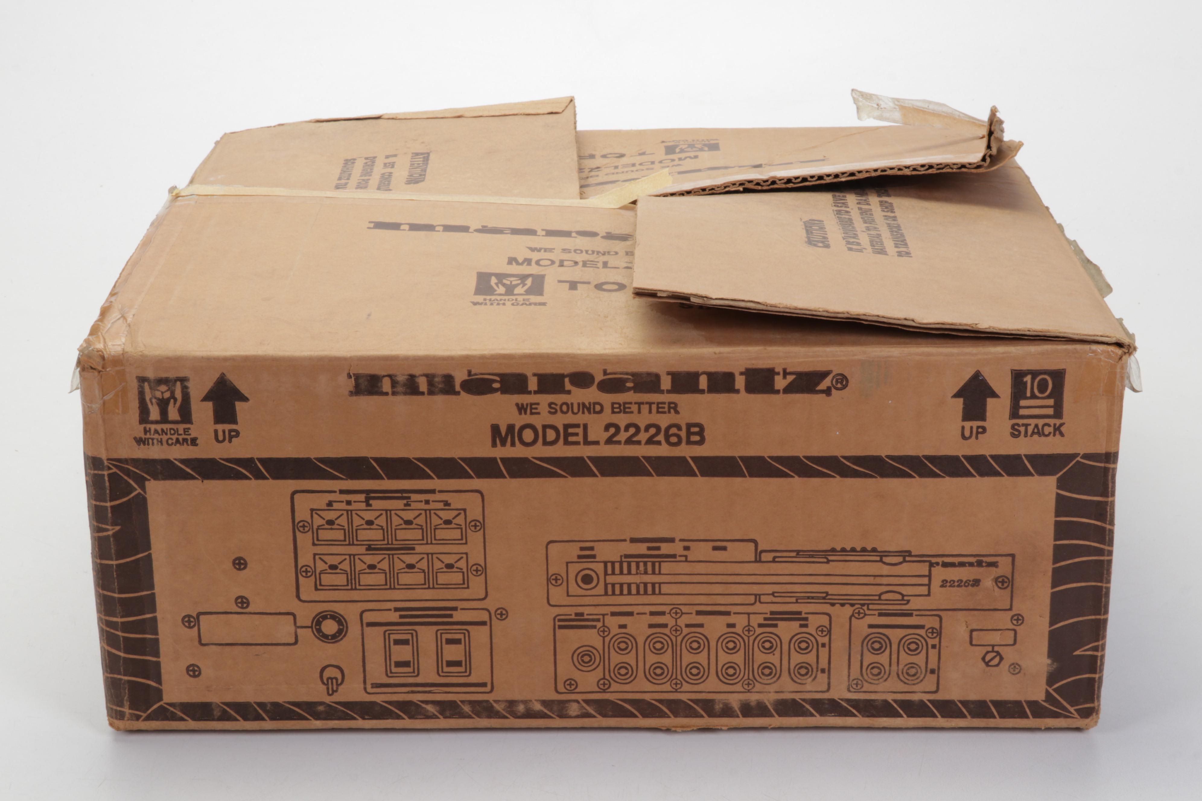 Sony PS-212 Stereo Turntable System and Marantz Stereophonic Receiver