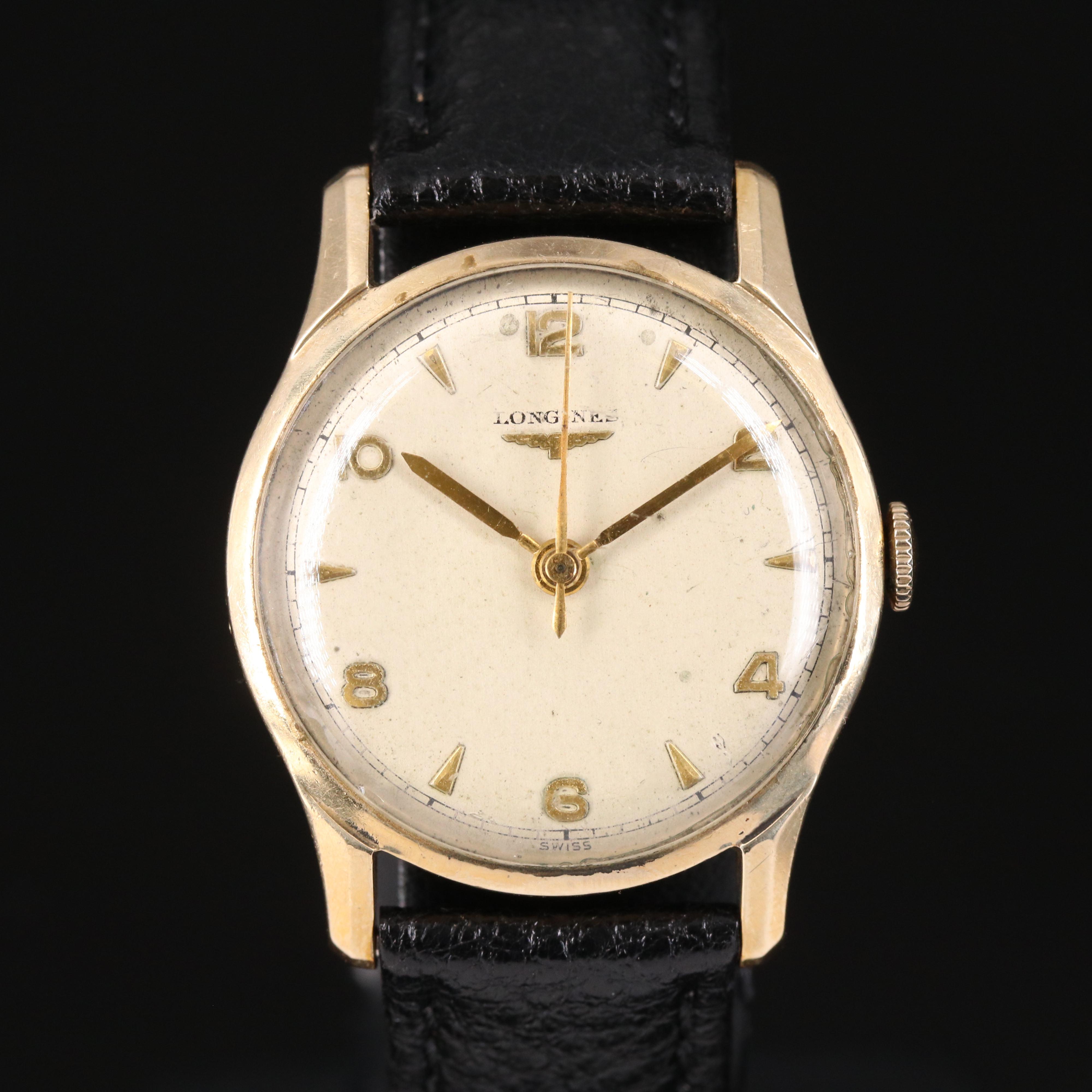 Vintage Longines Gold-Filled Early 1950s Watch